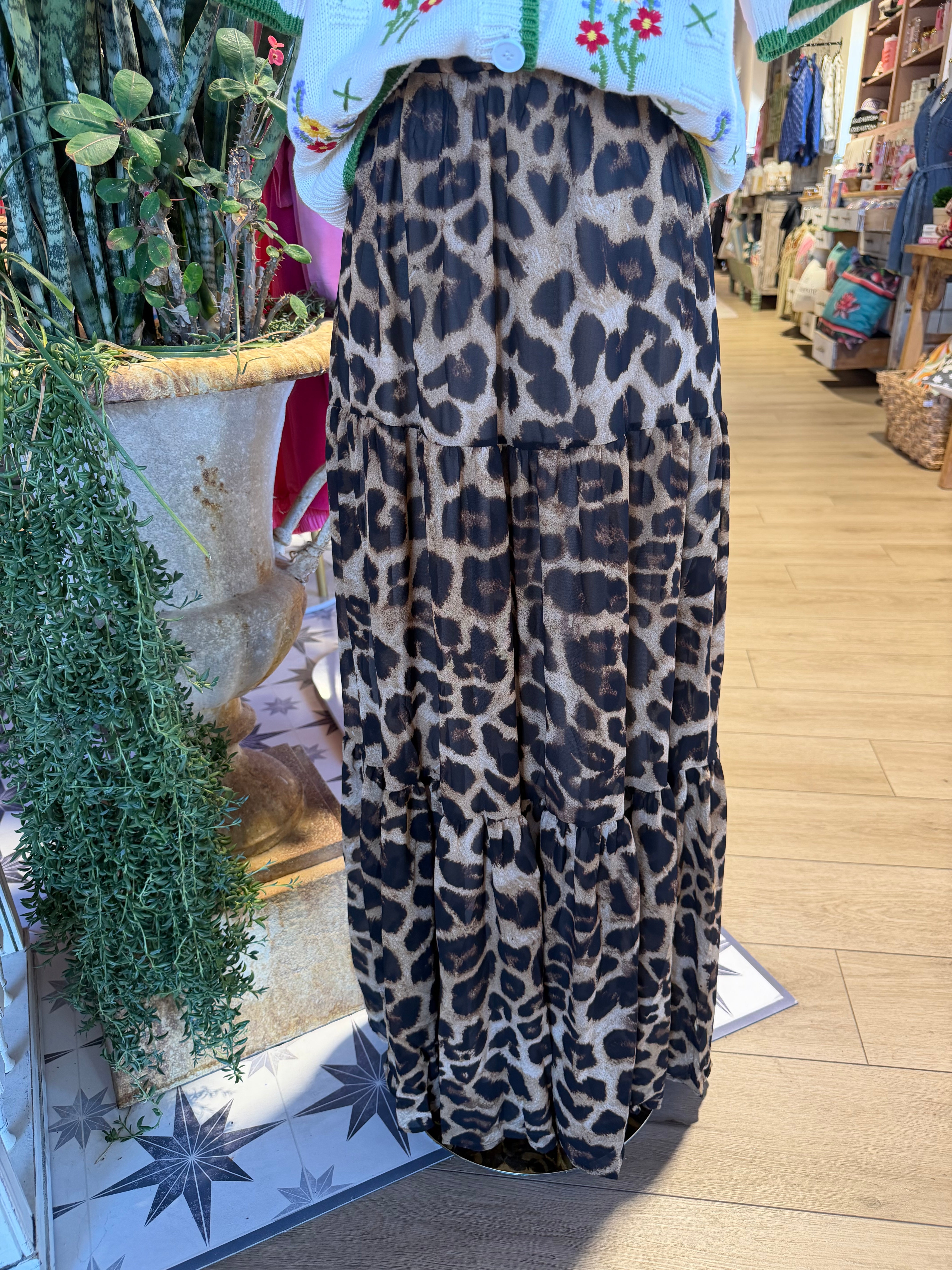 Animal Print Maxi