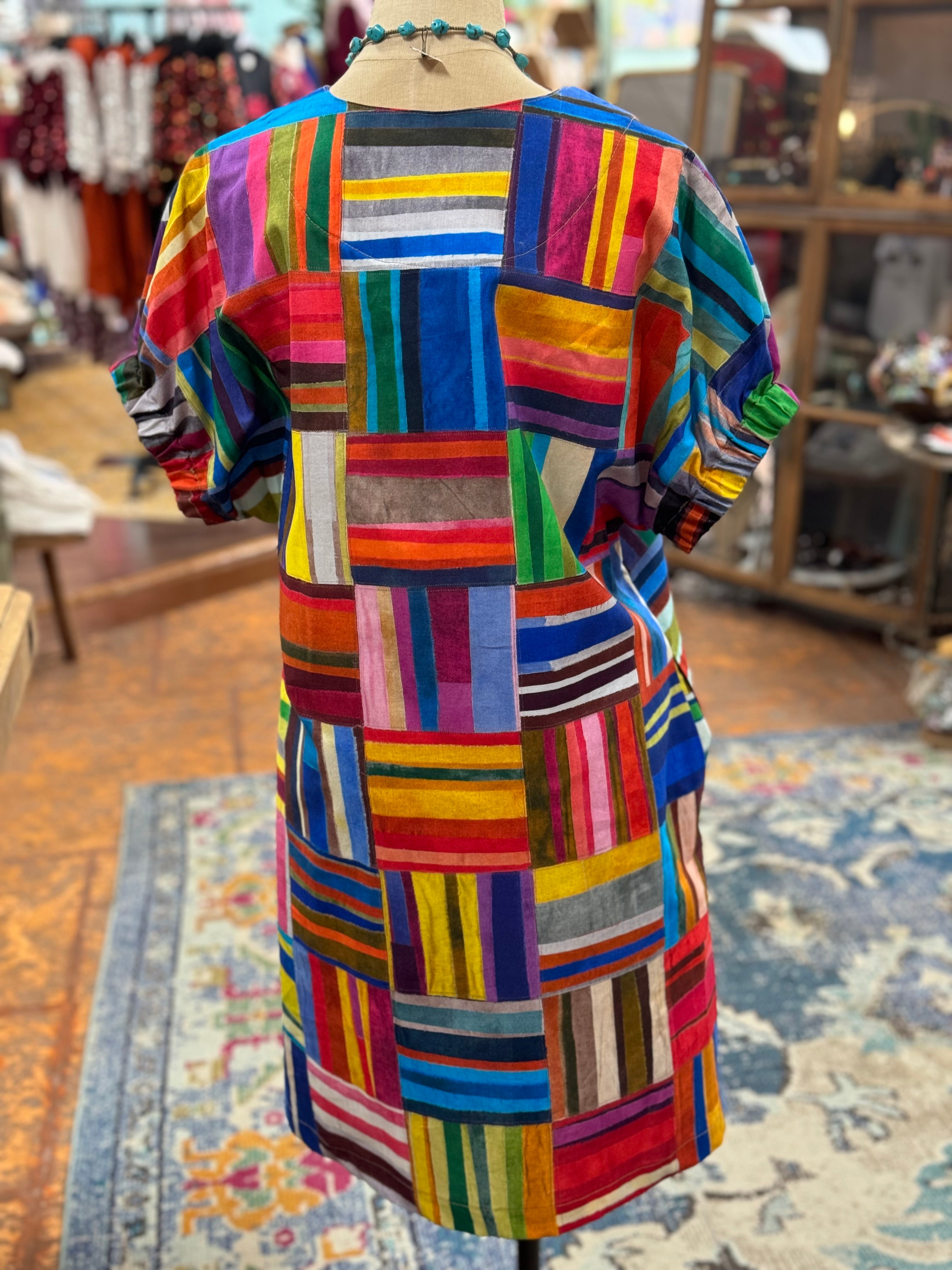 Shifty Patchwork Dress