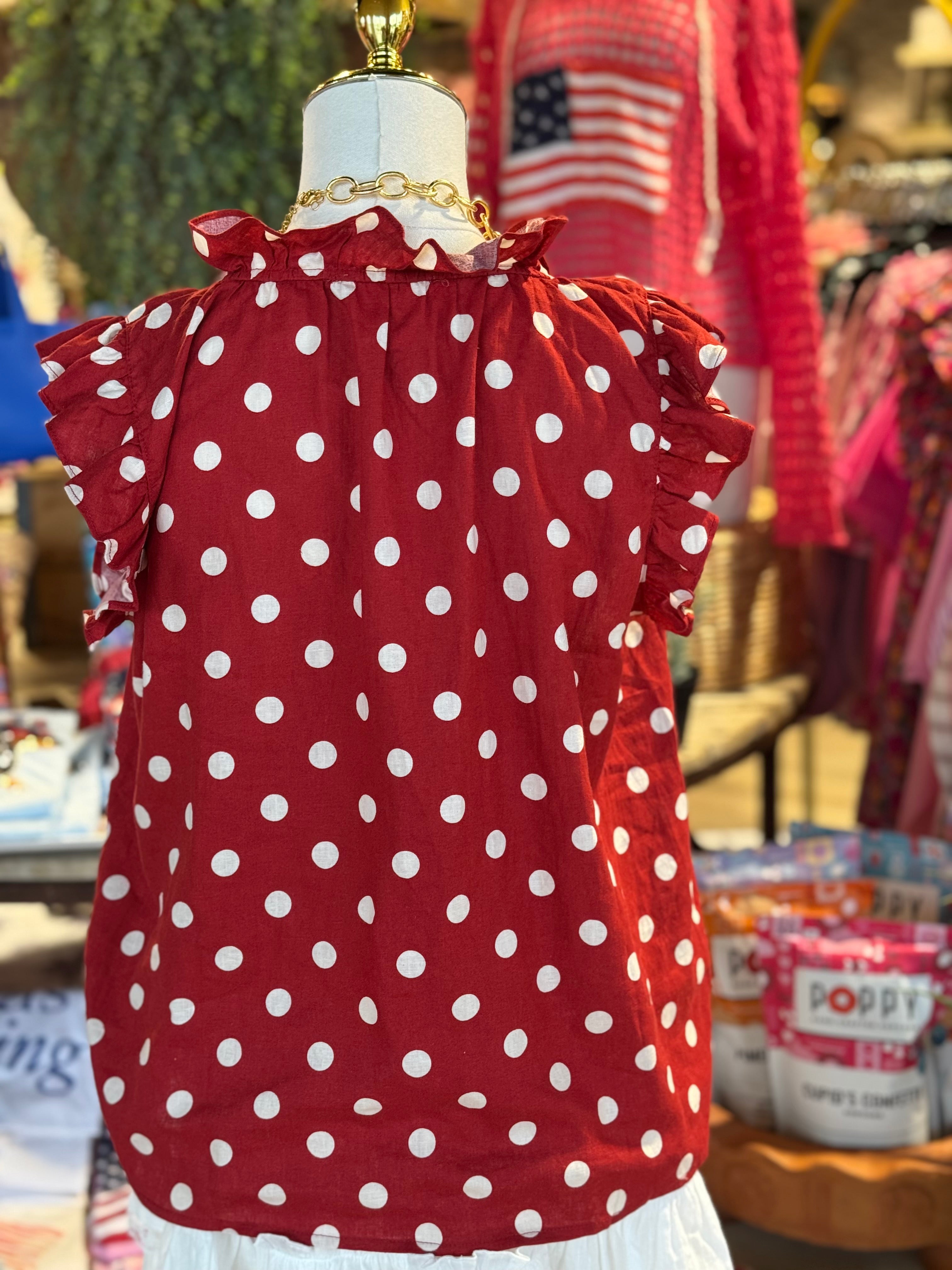 Mira Polkadot Top
