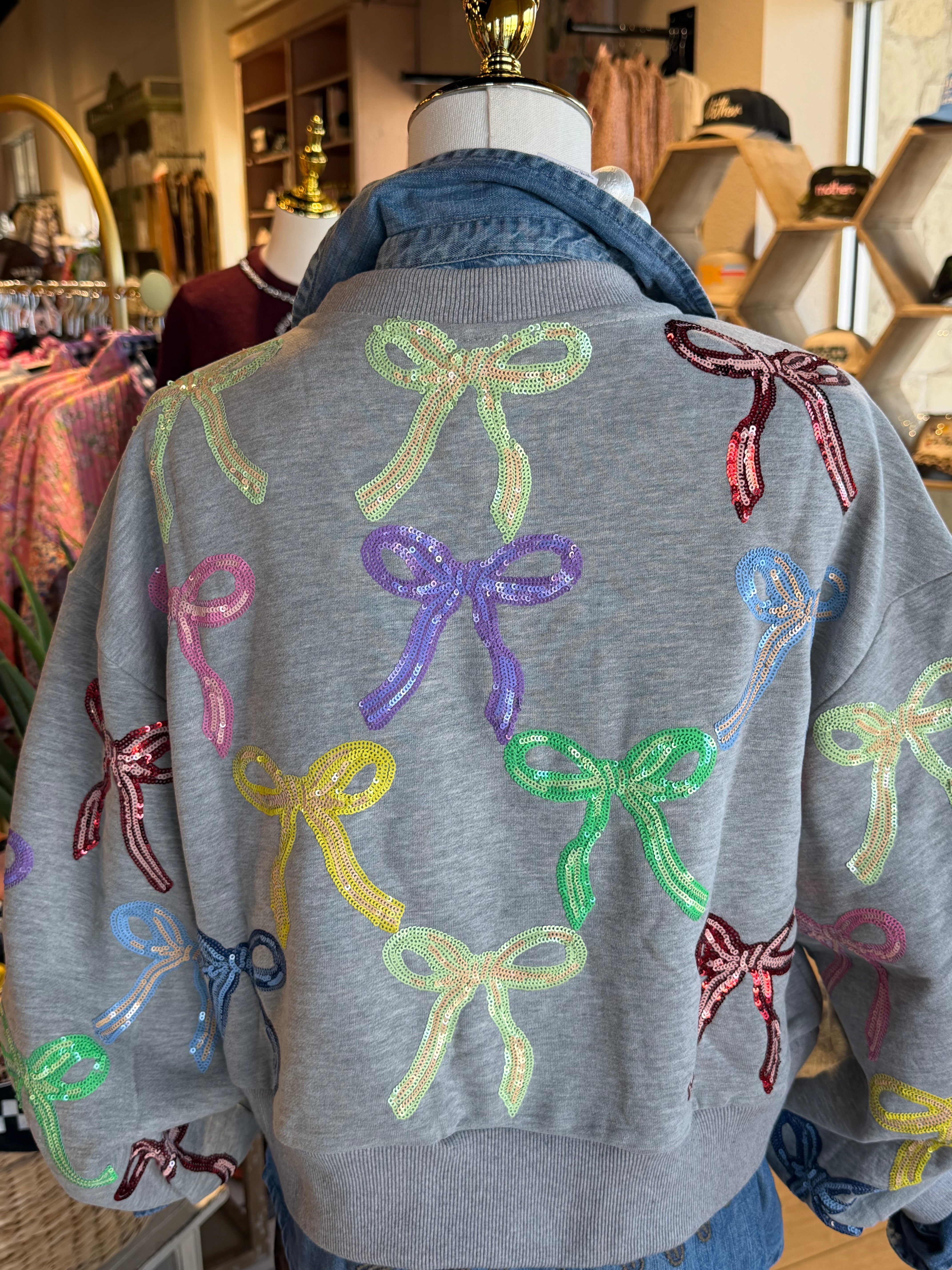 Mandy Bow Sweatshirt