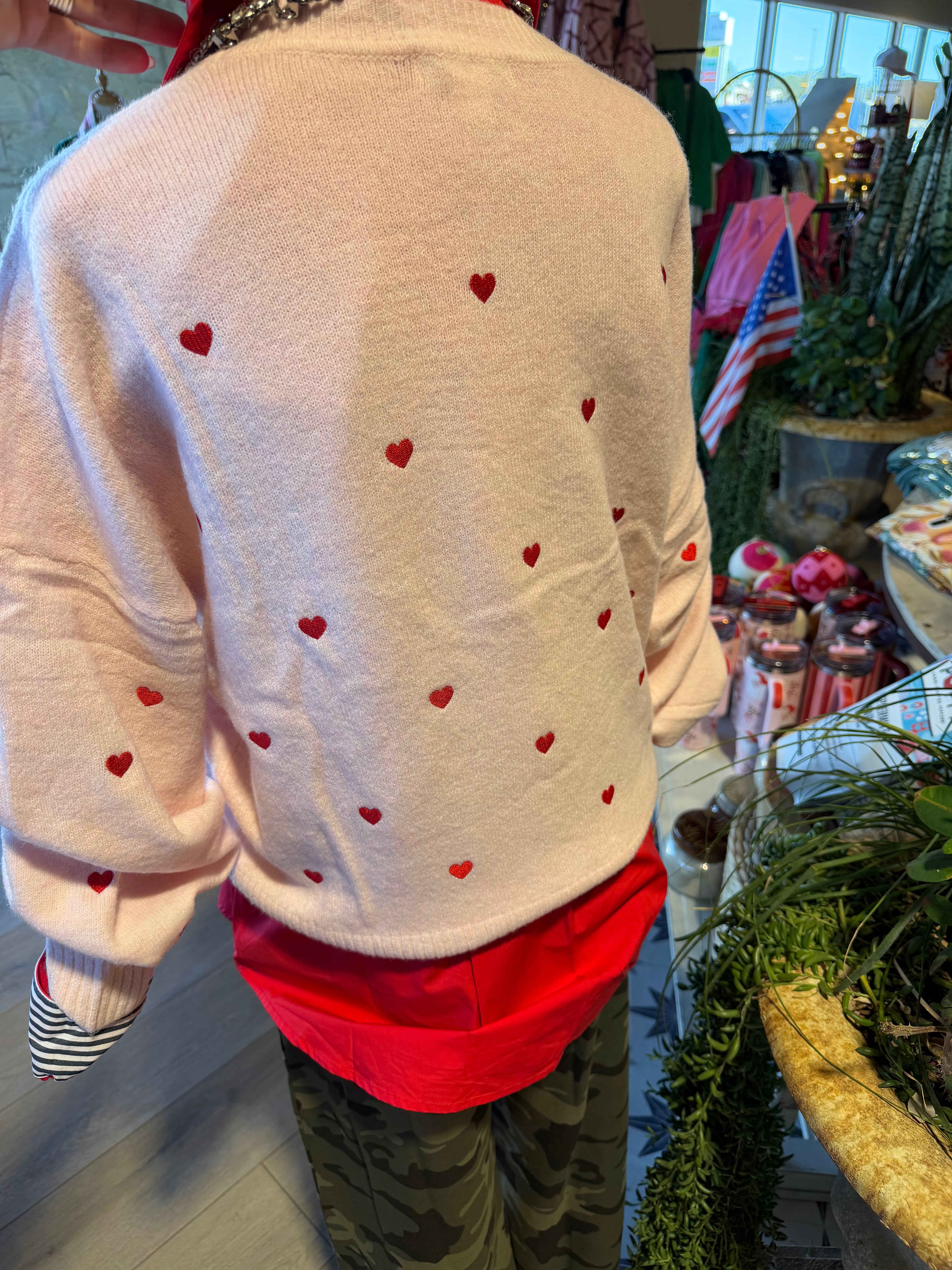 Red Heart Sweater