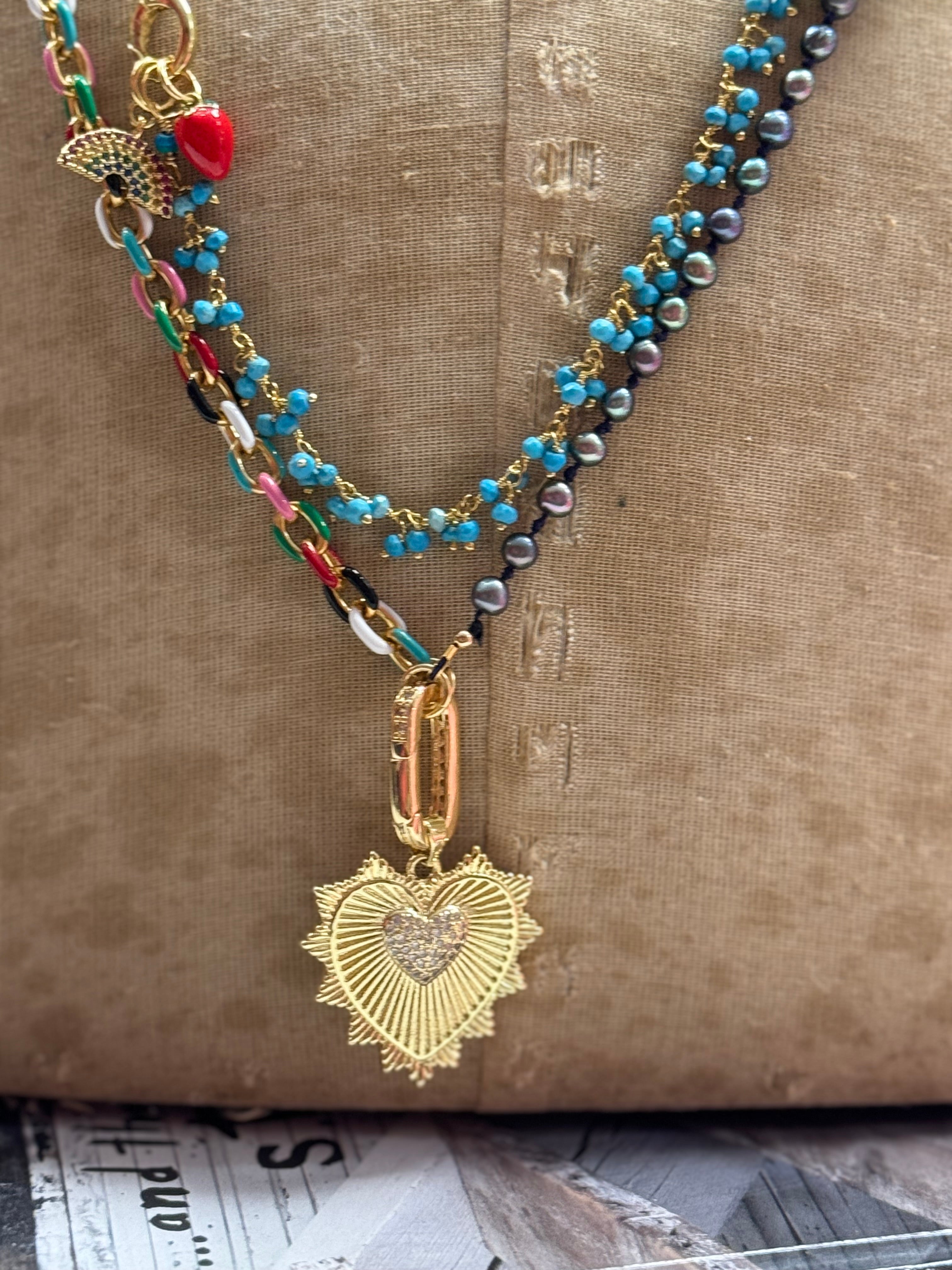 Open Heart Necklace