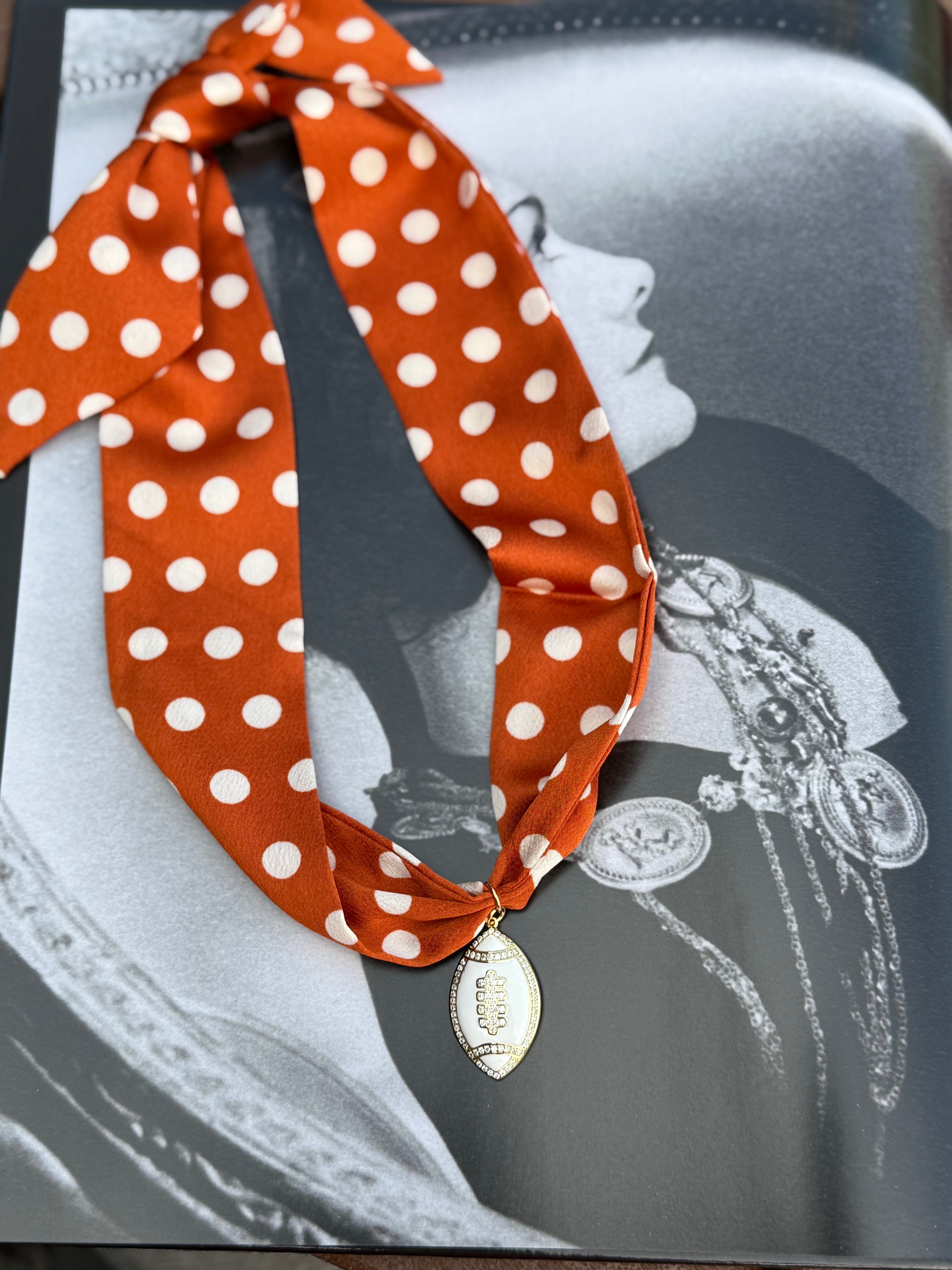 Game Day Scarf Necklace- Assorted