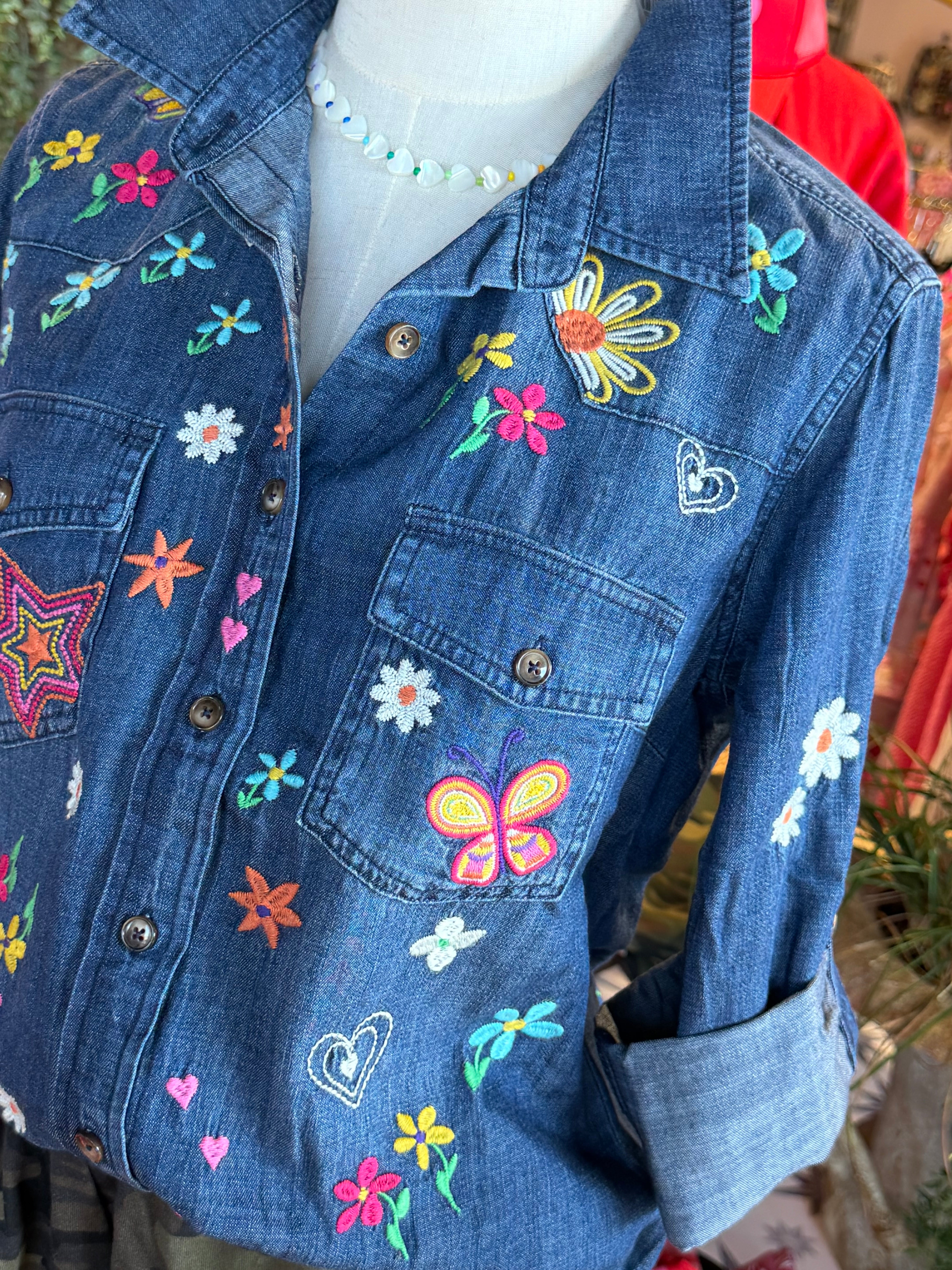 Sketchbook Denim Top