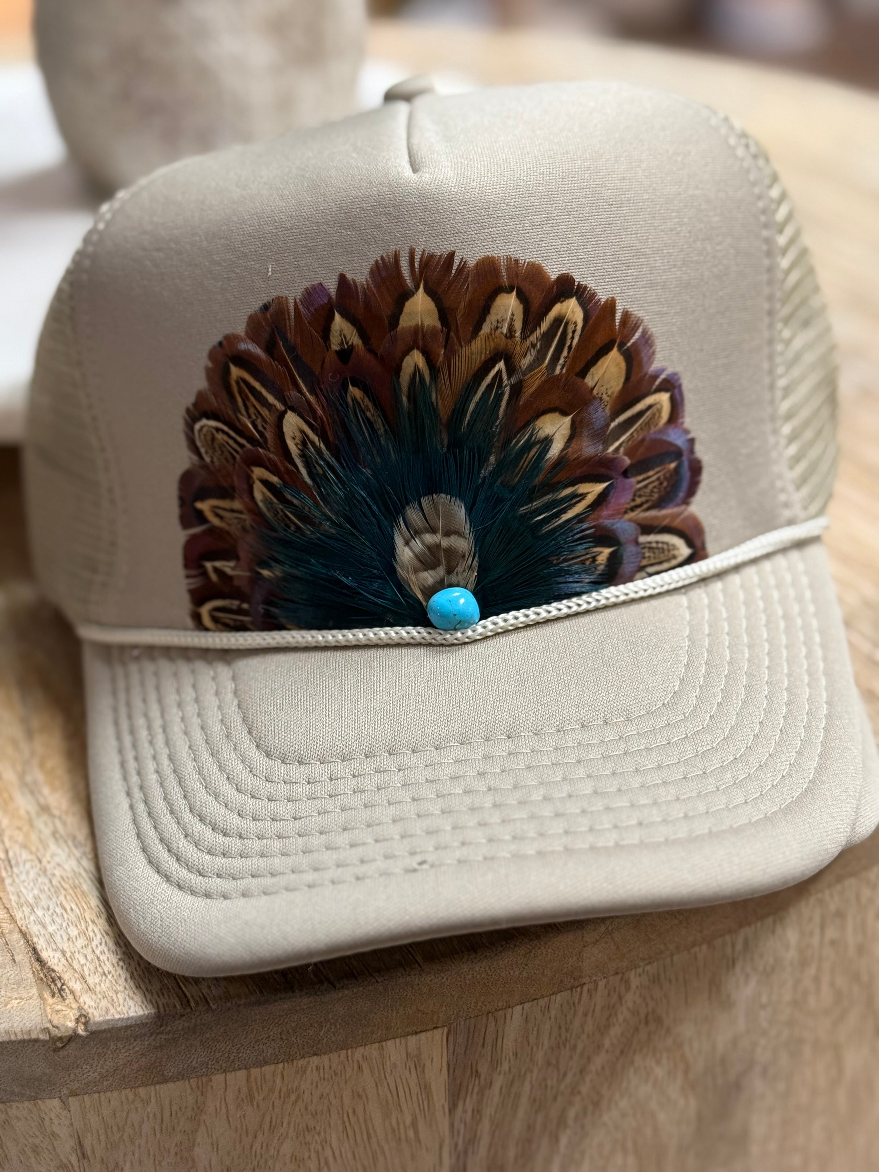 Feather Trucker (Multiple Colors)