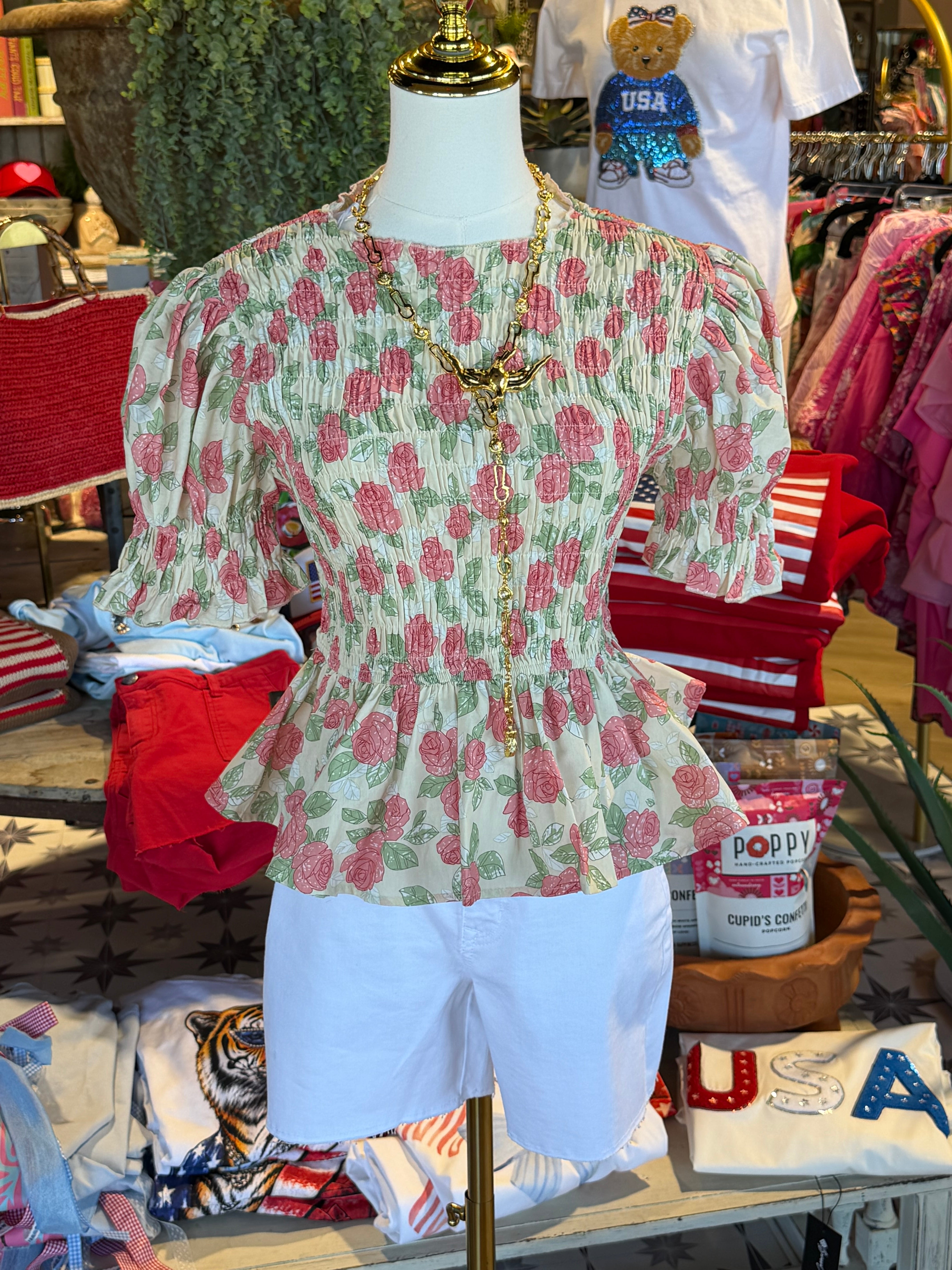 Rosie Smocked Top