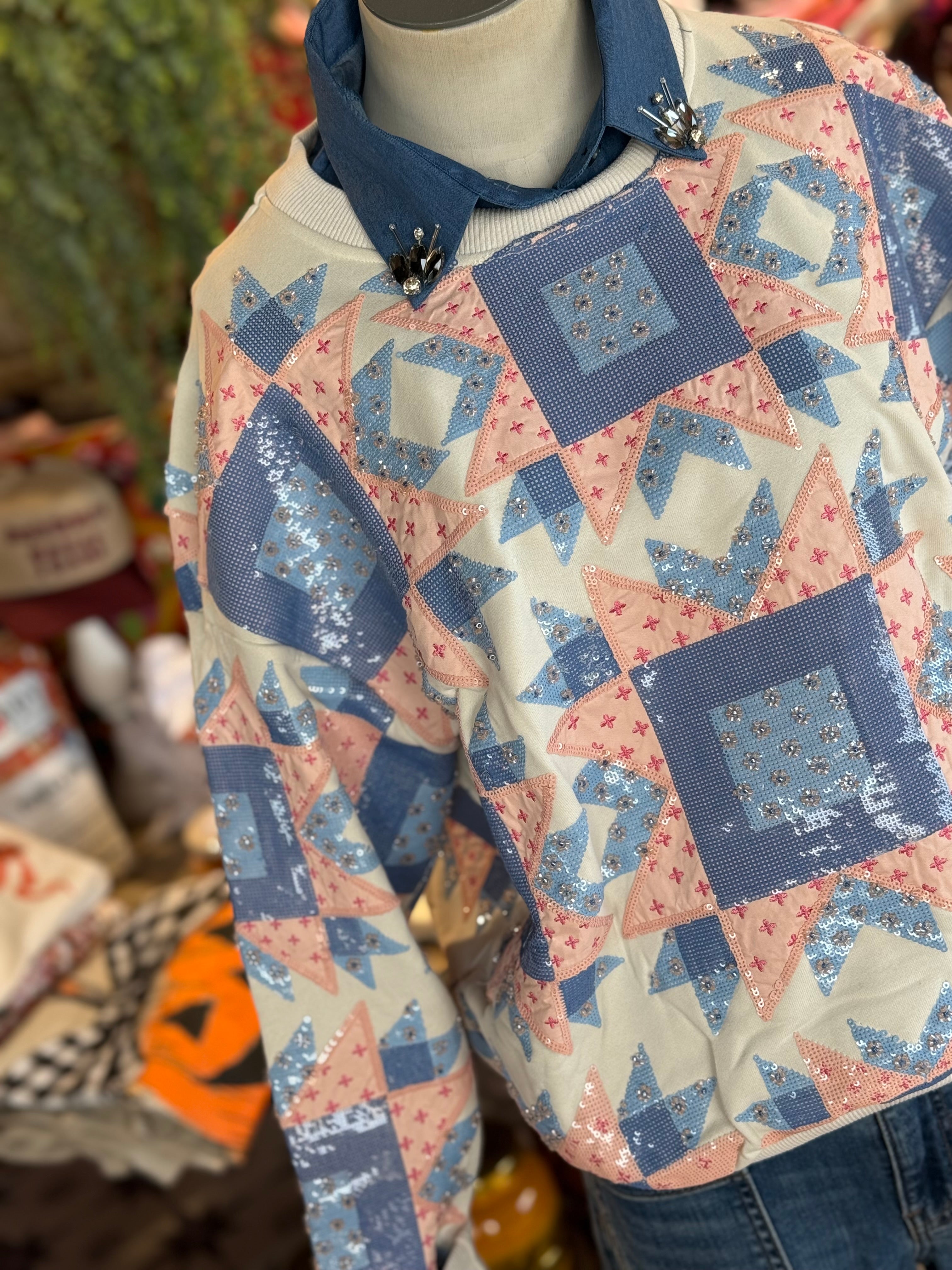 Patchwork Sweatshirt