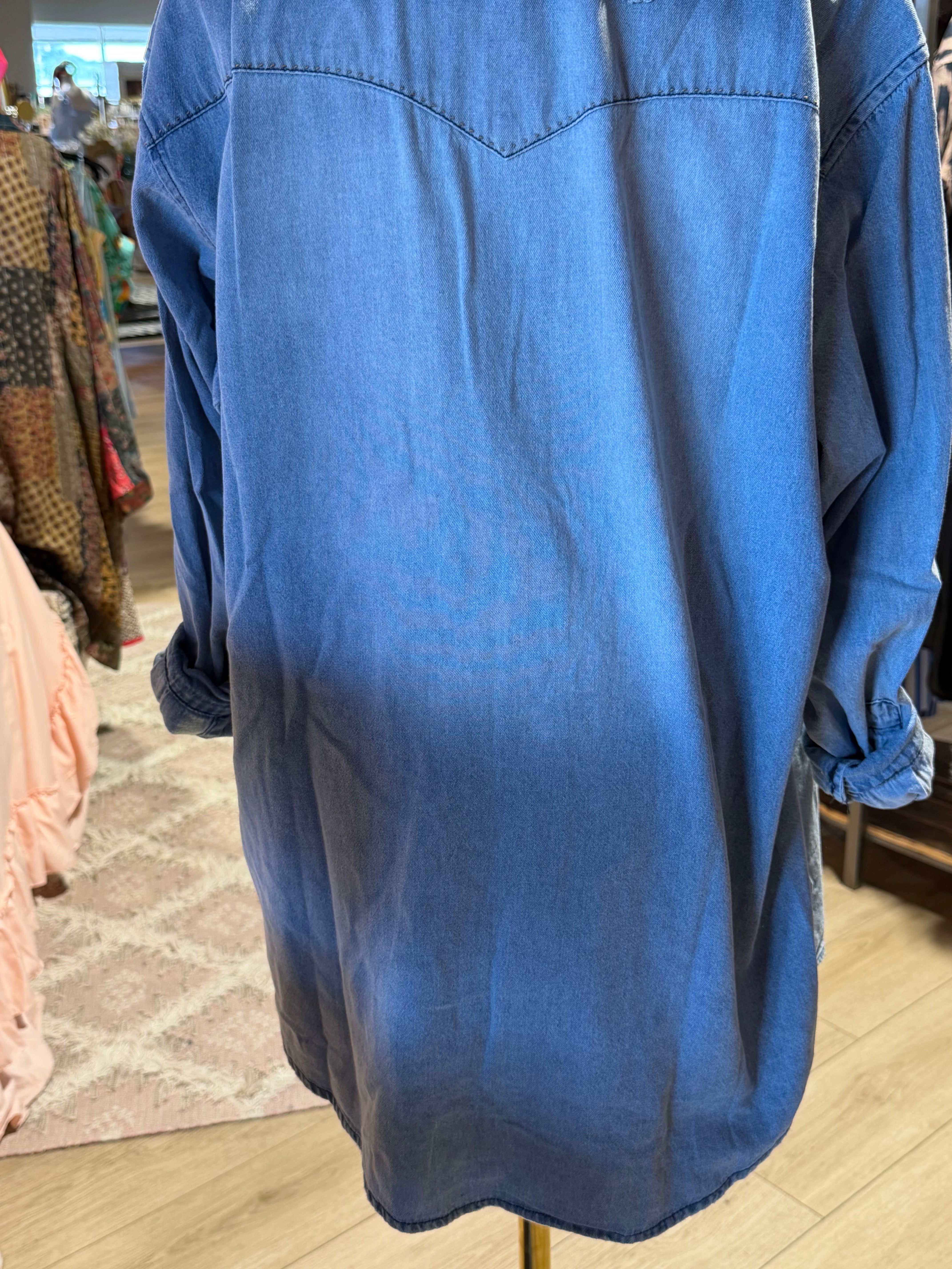 Pamela Denim Top