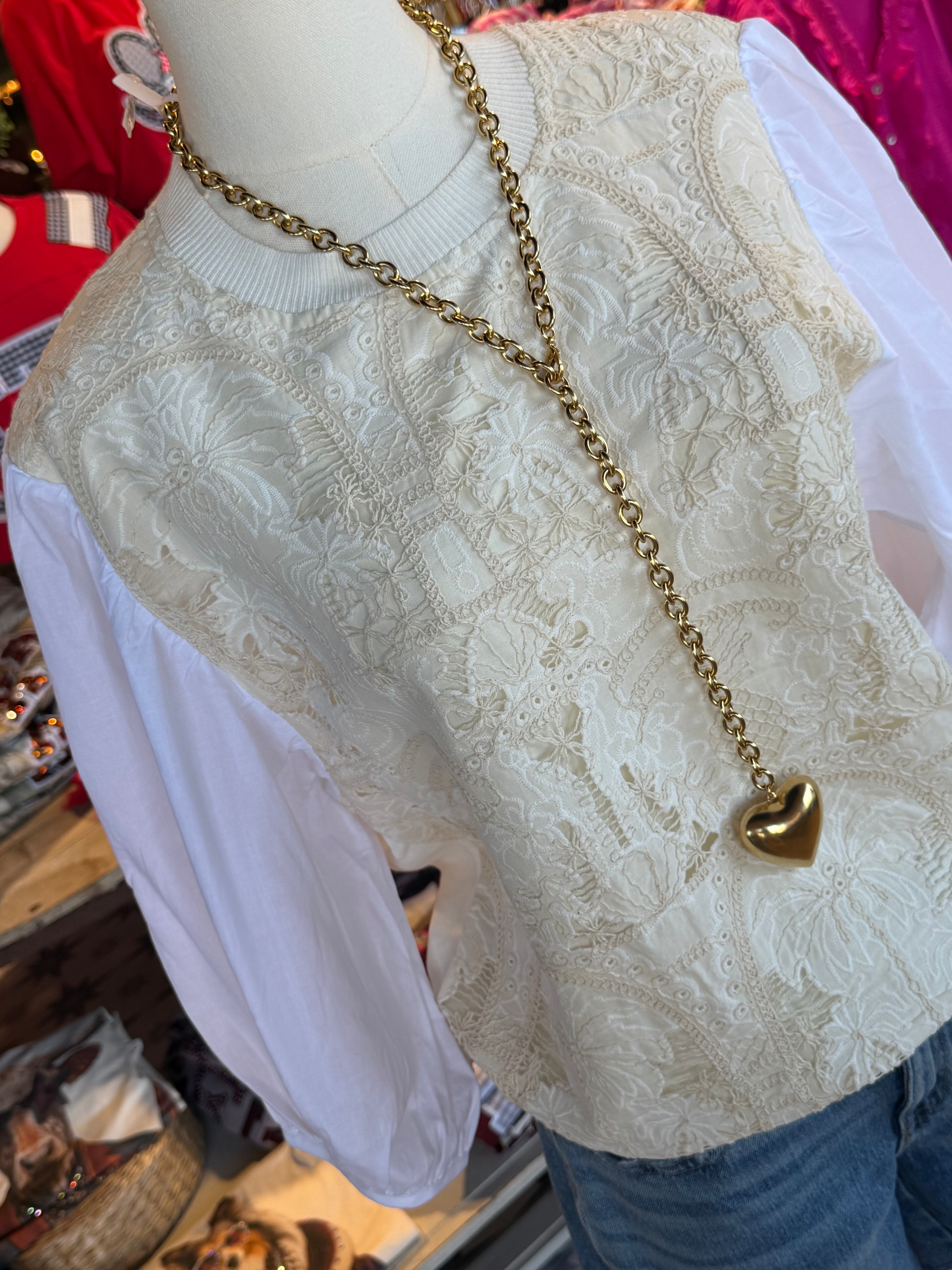 Penelope Lace Top