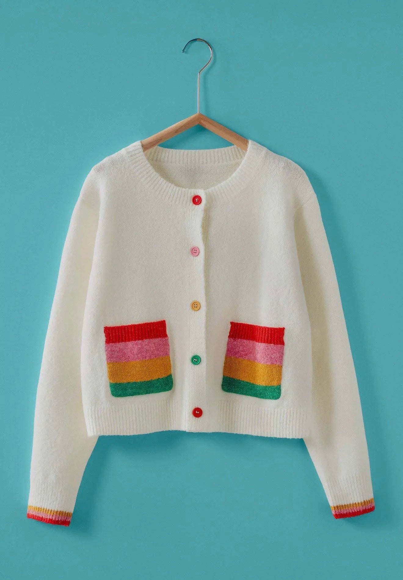 Color block Pocket Cardi