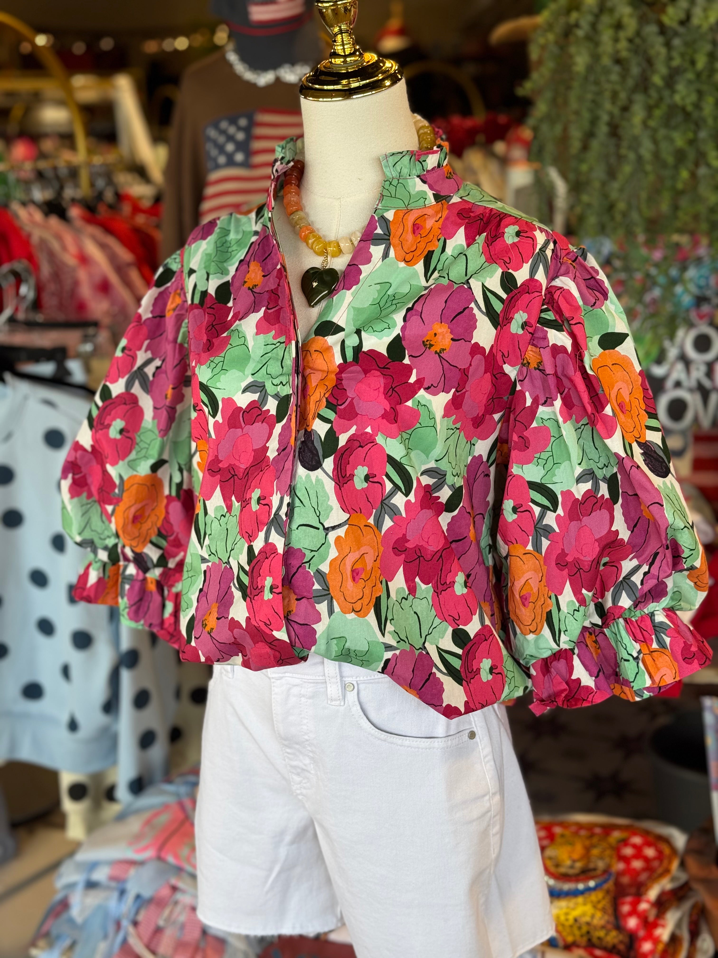 Sarah Floral Top