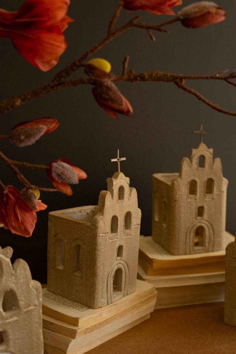 CLAY SAN ANTONIO MISSION LUMINARY