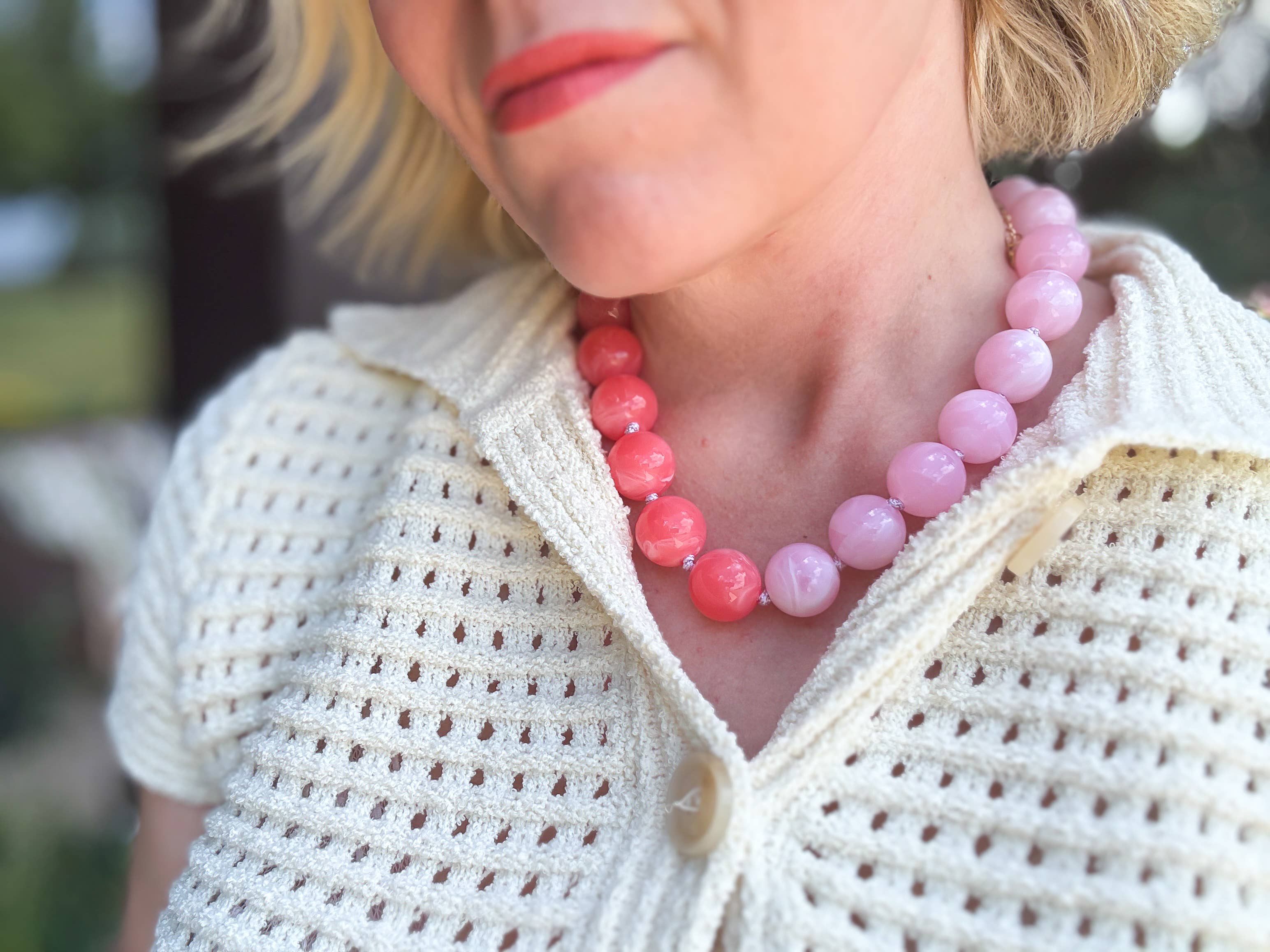 Beaded Necklace - Judy -