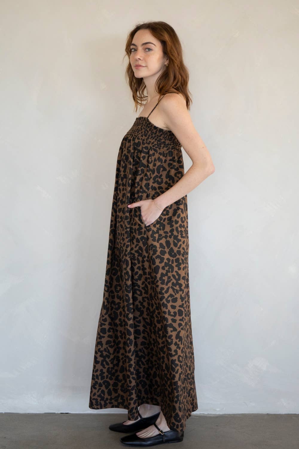 Lori Maxi Leopard Dress