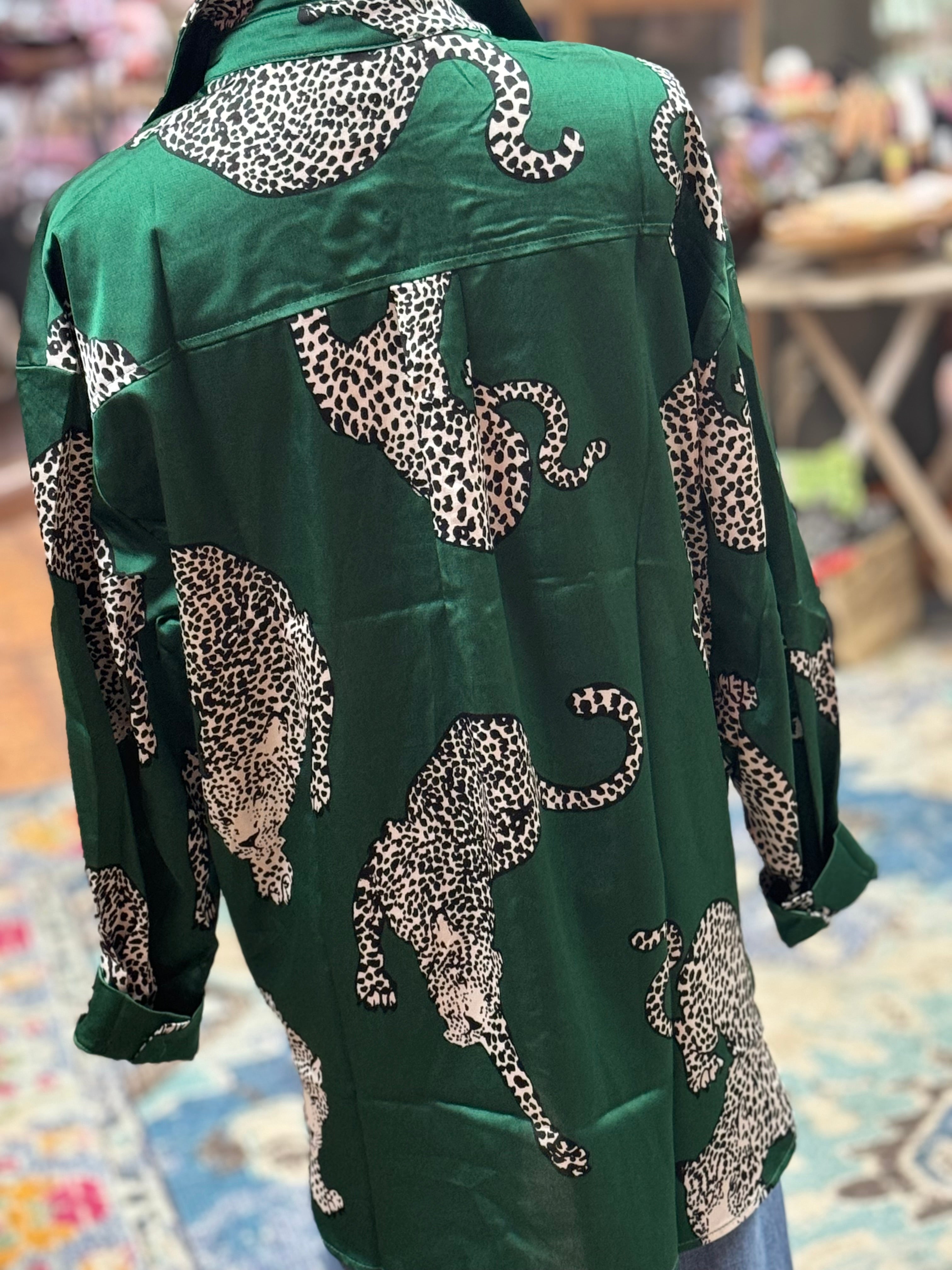 Emerald Animal Print