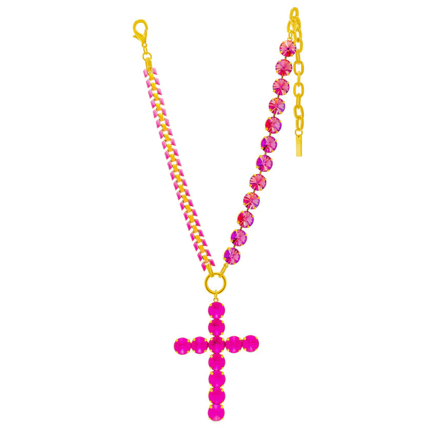 Felicity Cross Necklace-Assorted