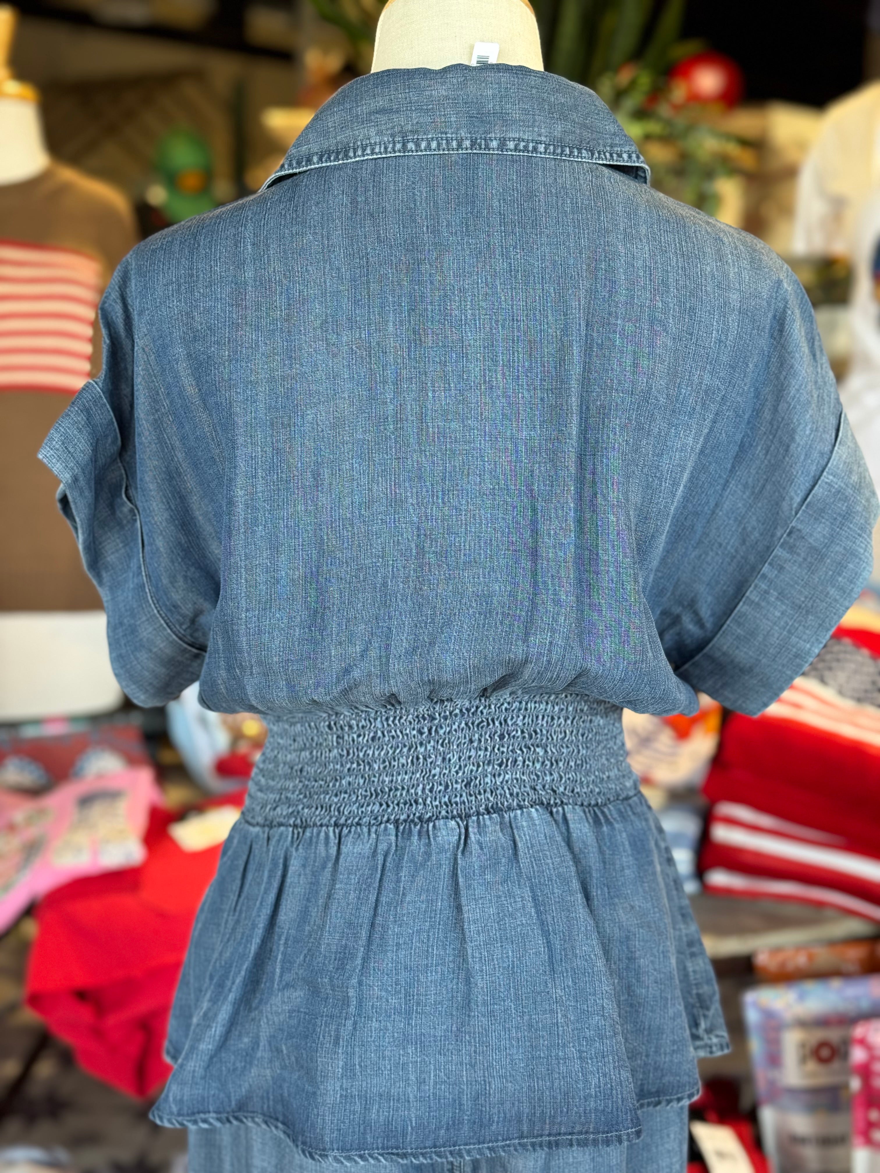 Ciara Denim Top