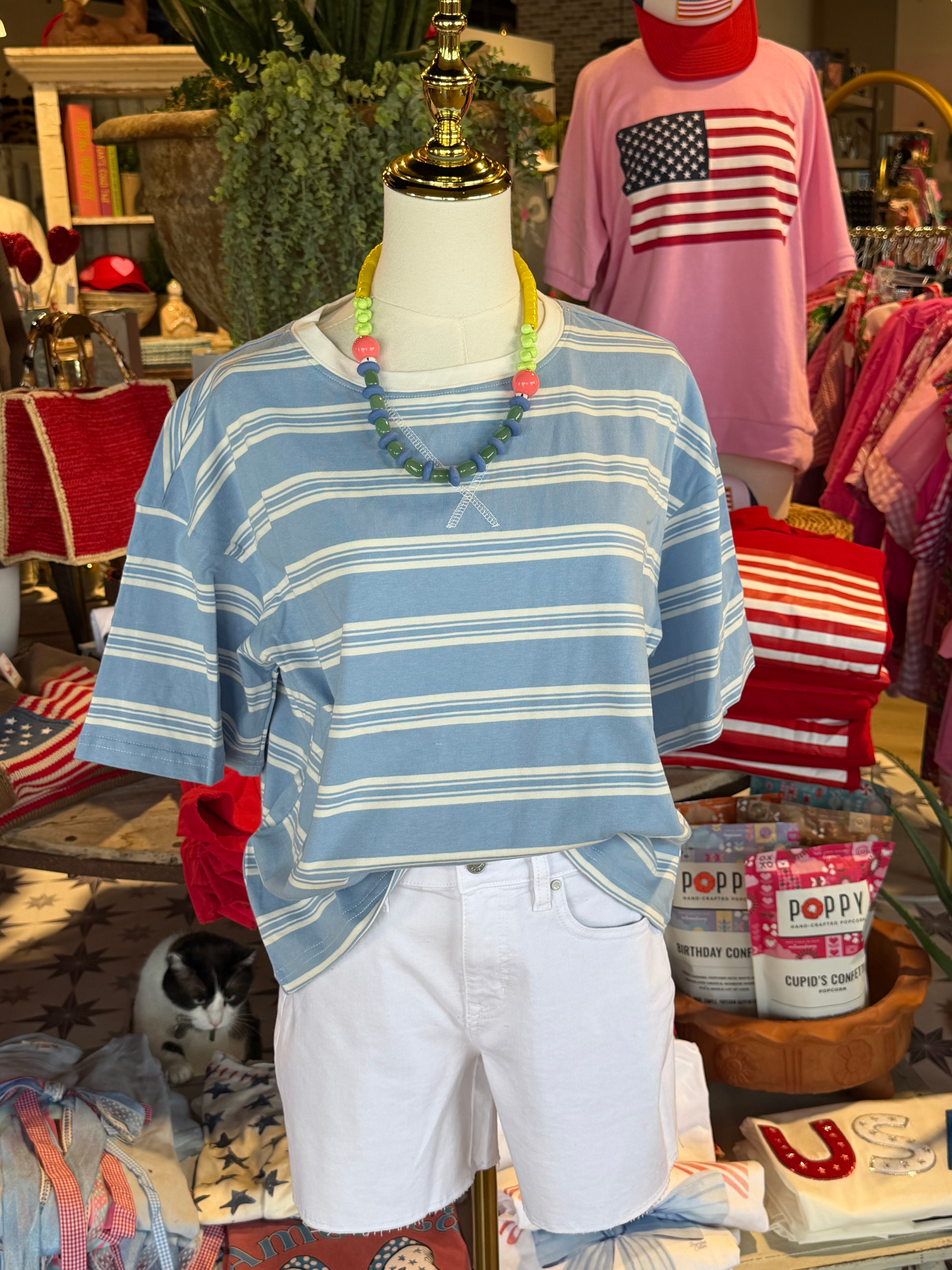 Shelby Striped Top