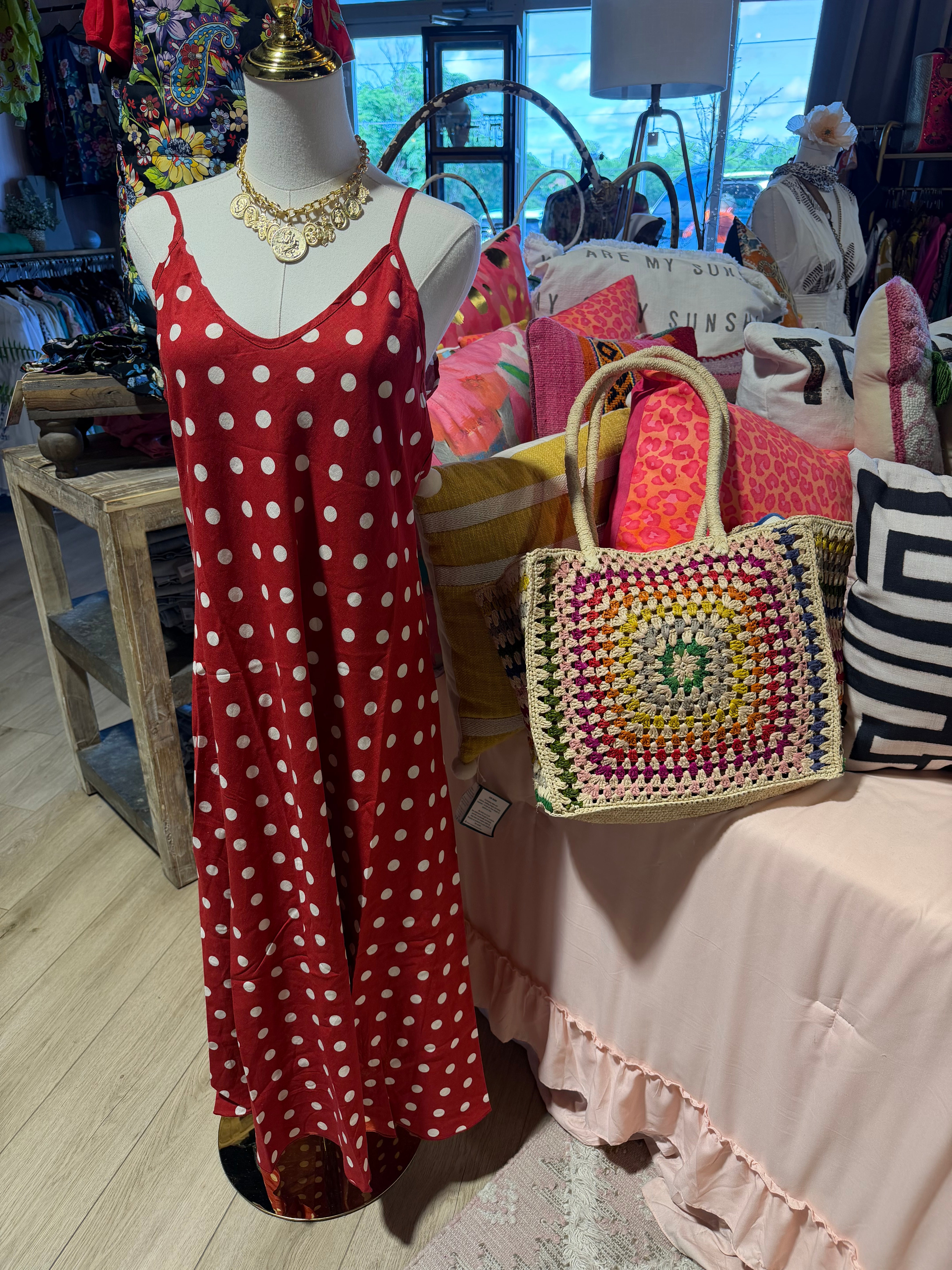 Doris  Polka Dot Dress