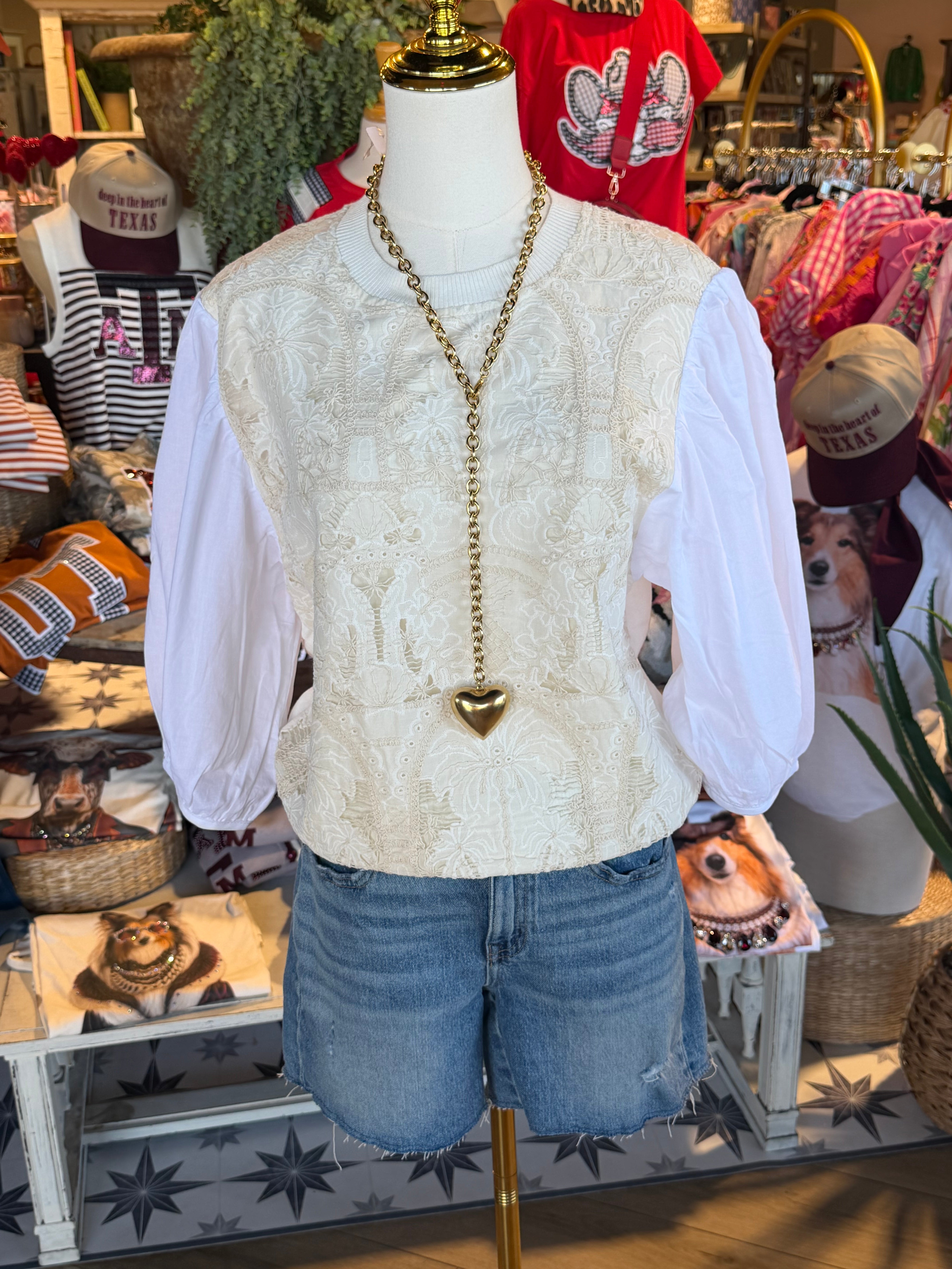 Penelope Lace Top