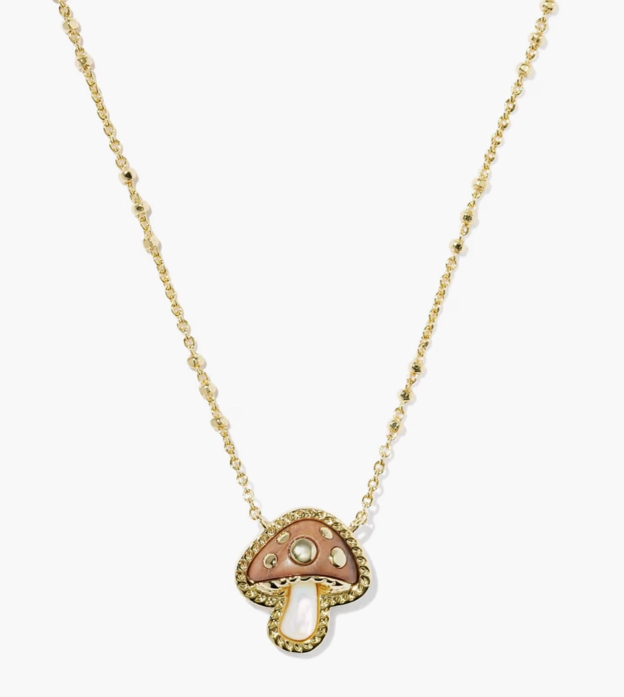 Mushroom Pendant Necklace