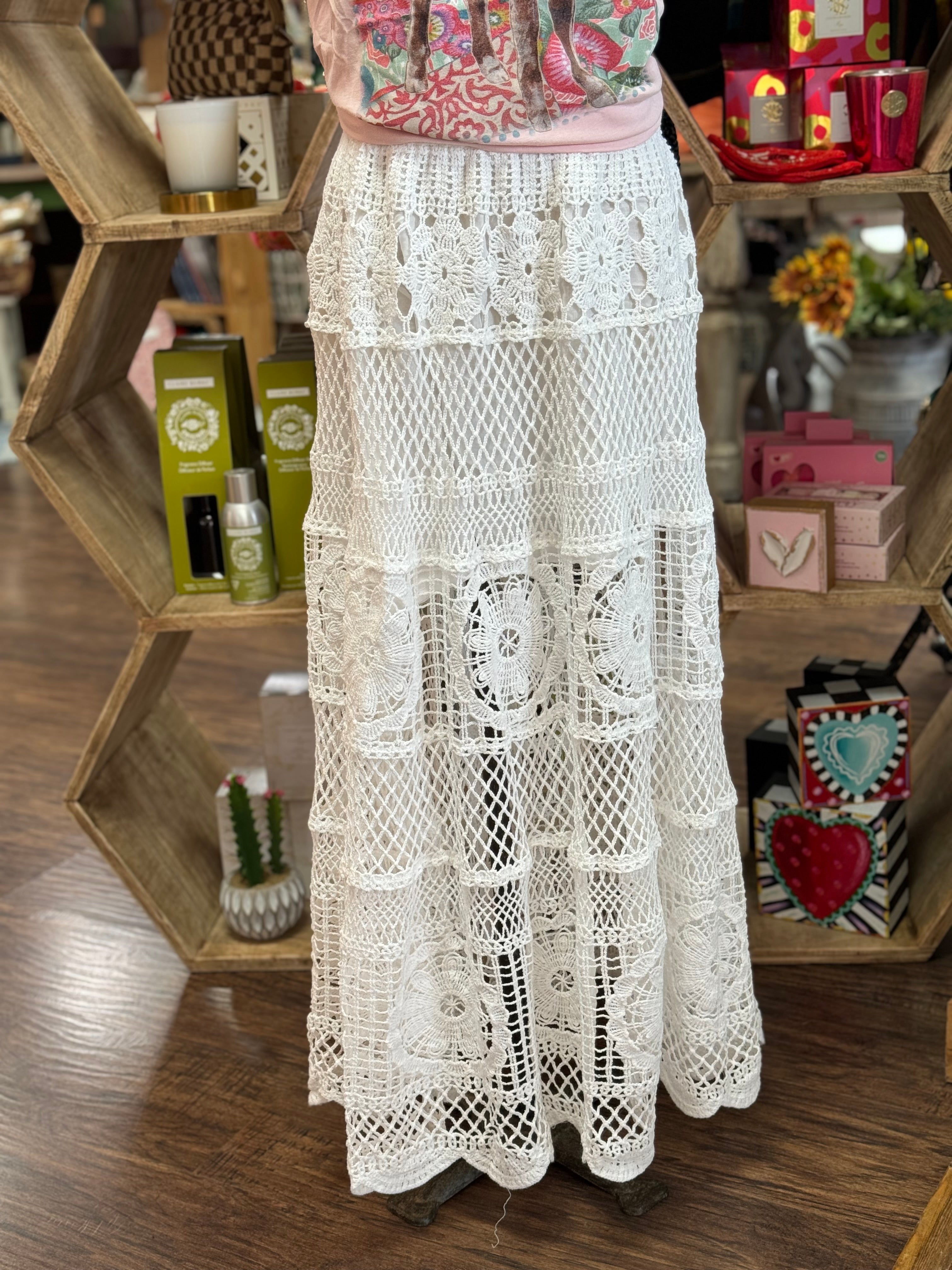 Lacey Crochet Skirt