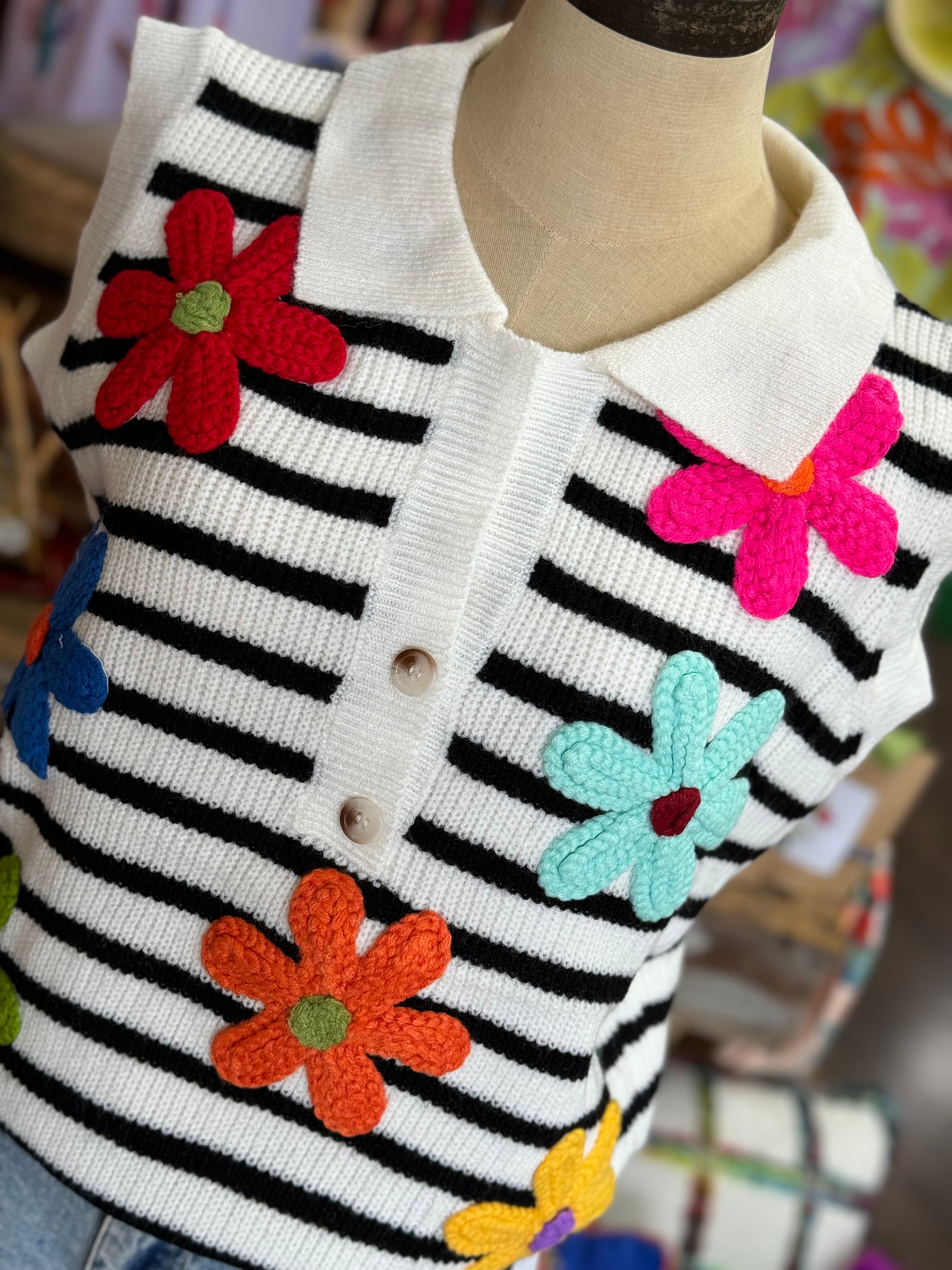 Flower Patches Vest