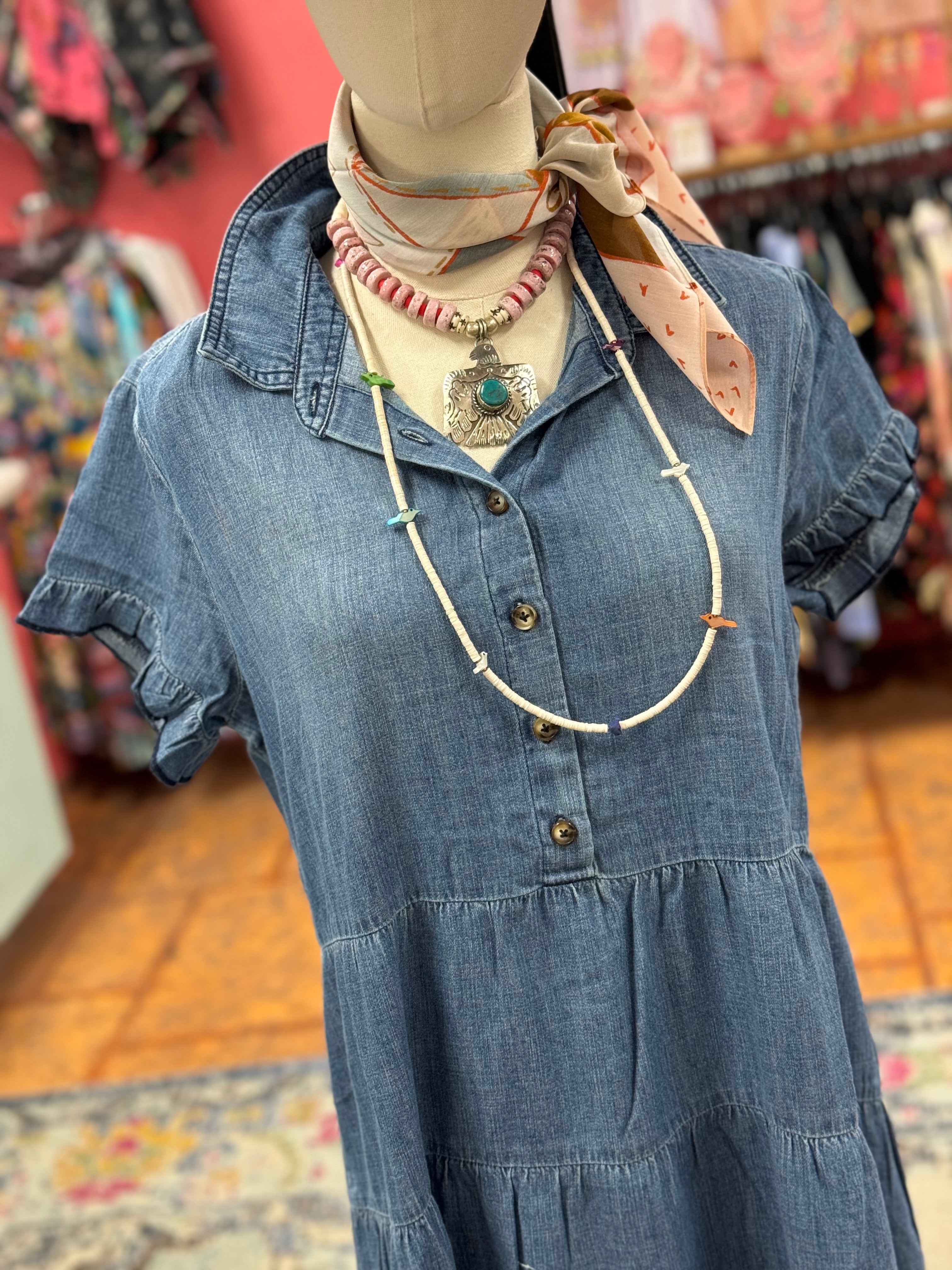 Cowgirl Vibes Denim Dress