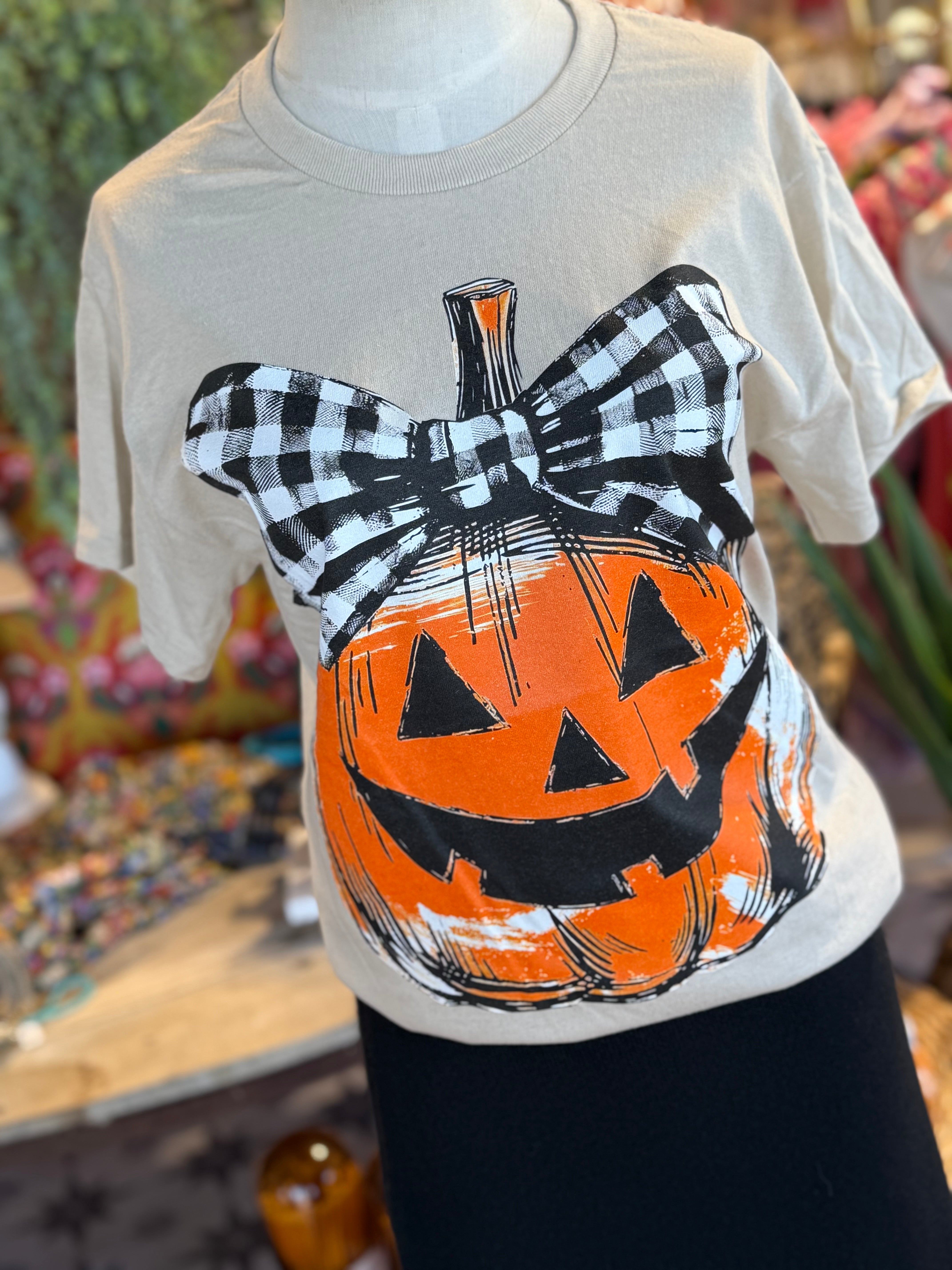 Preppy Retro Pumpkin Tee