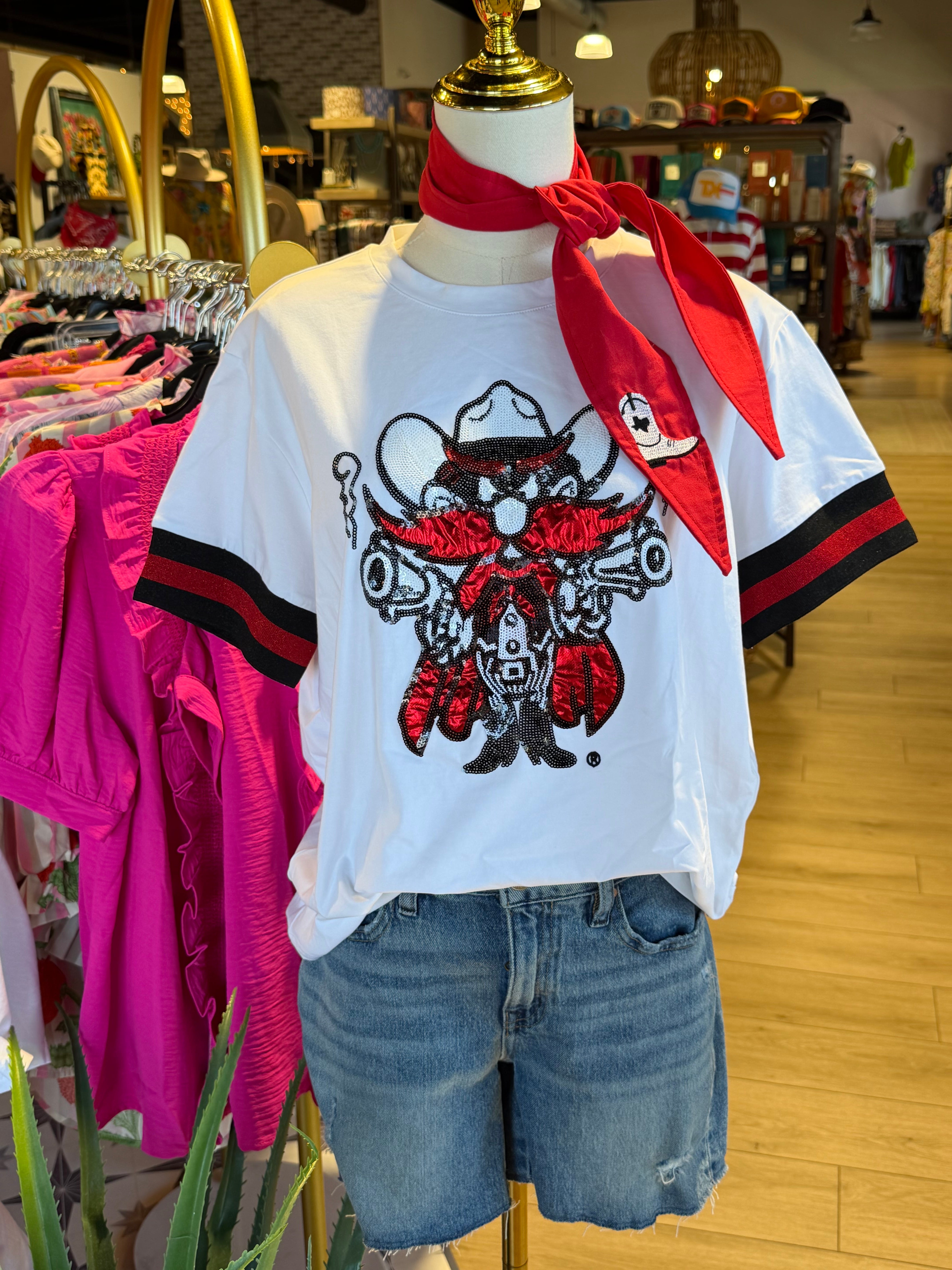 Texas Tech Sparkle Tee