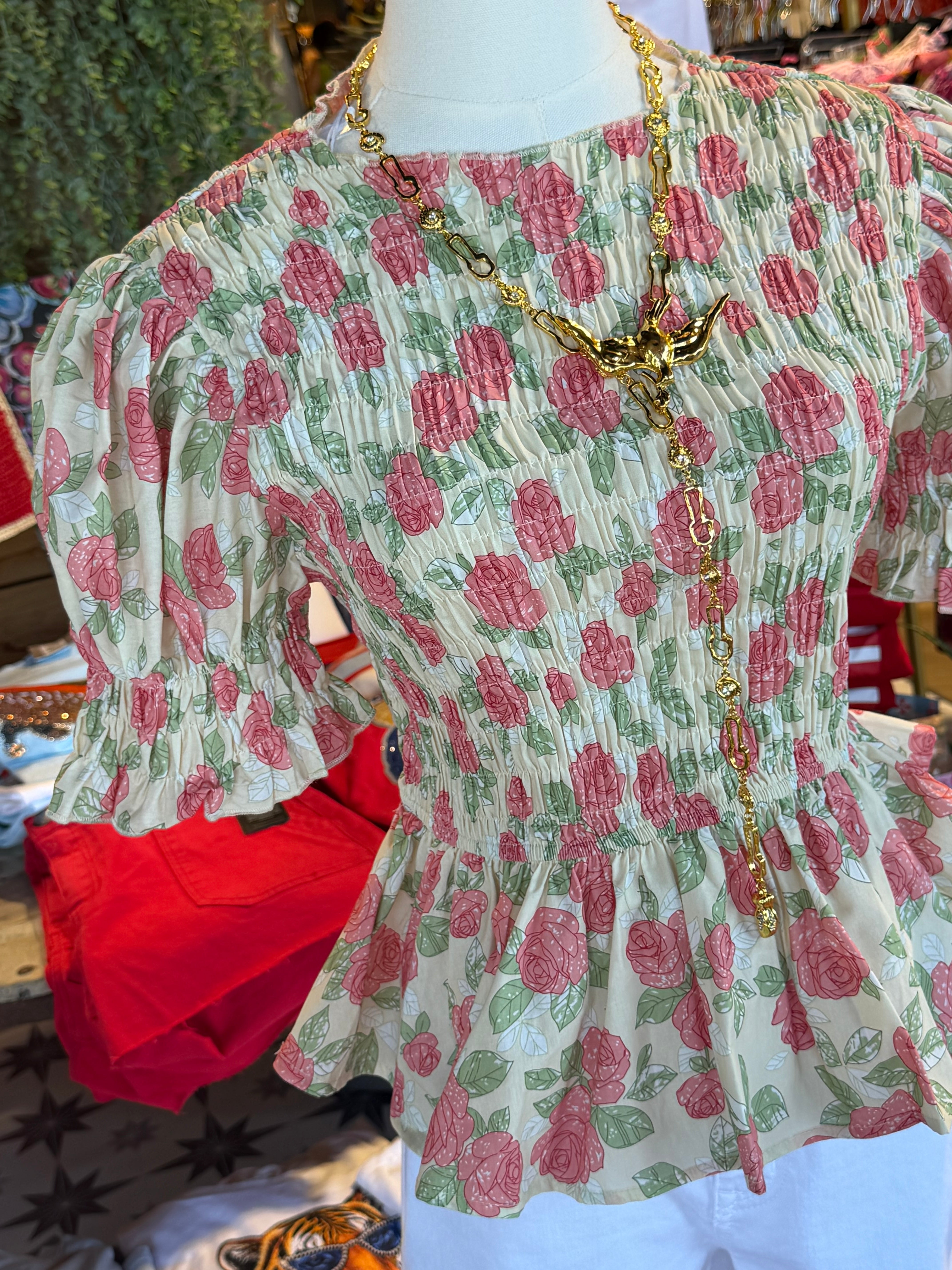 Rosie Smocked Top