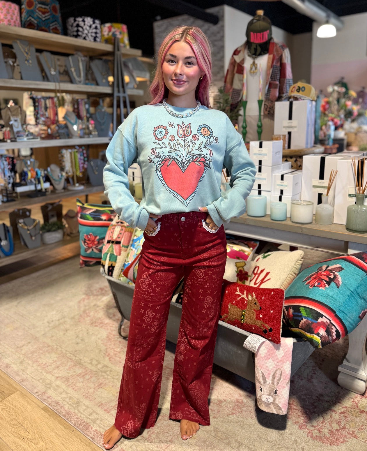 Bandana Print Pants