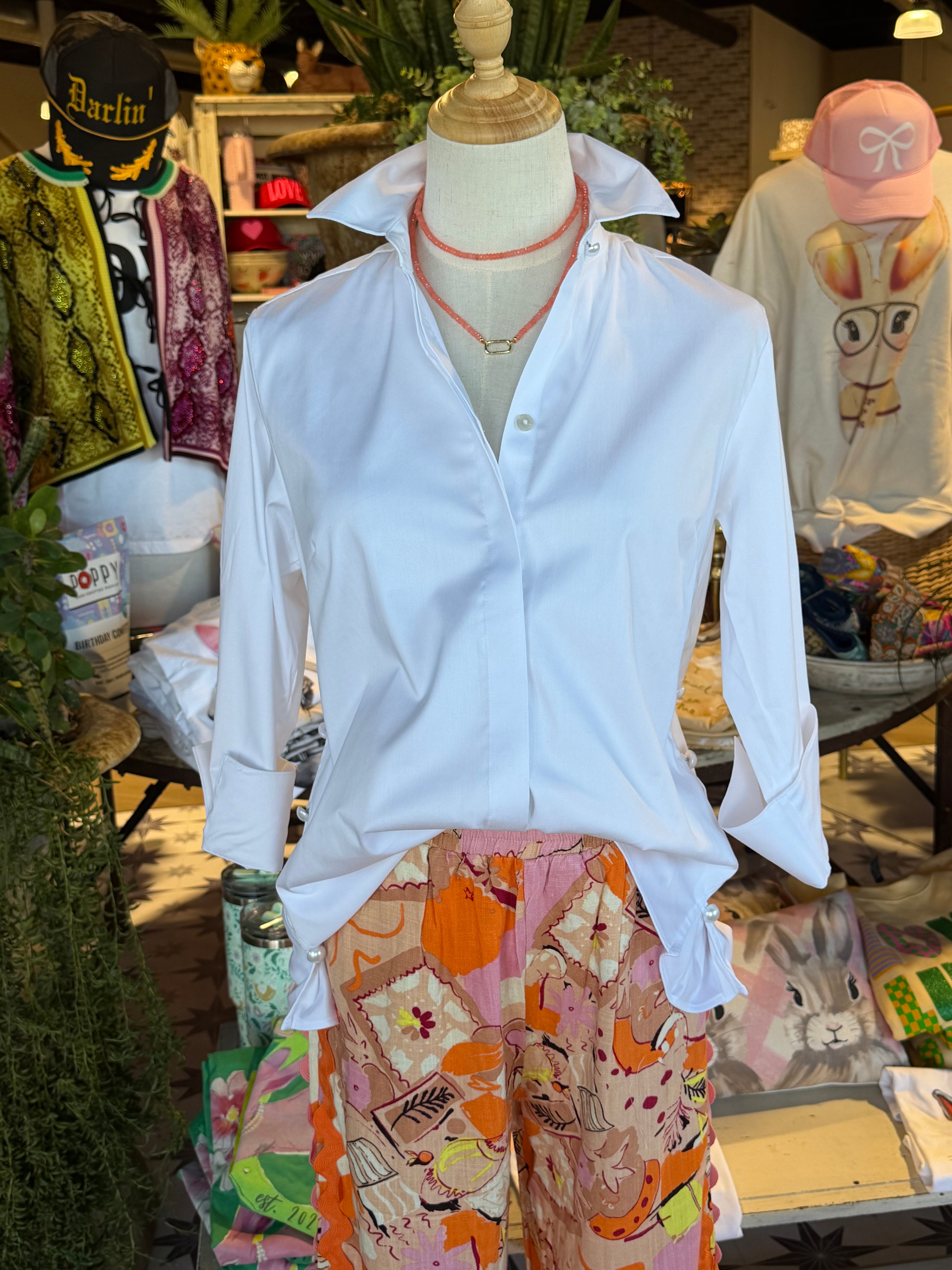 Ric-Rac Floral Pants