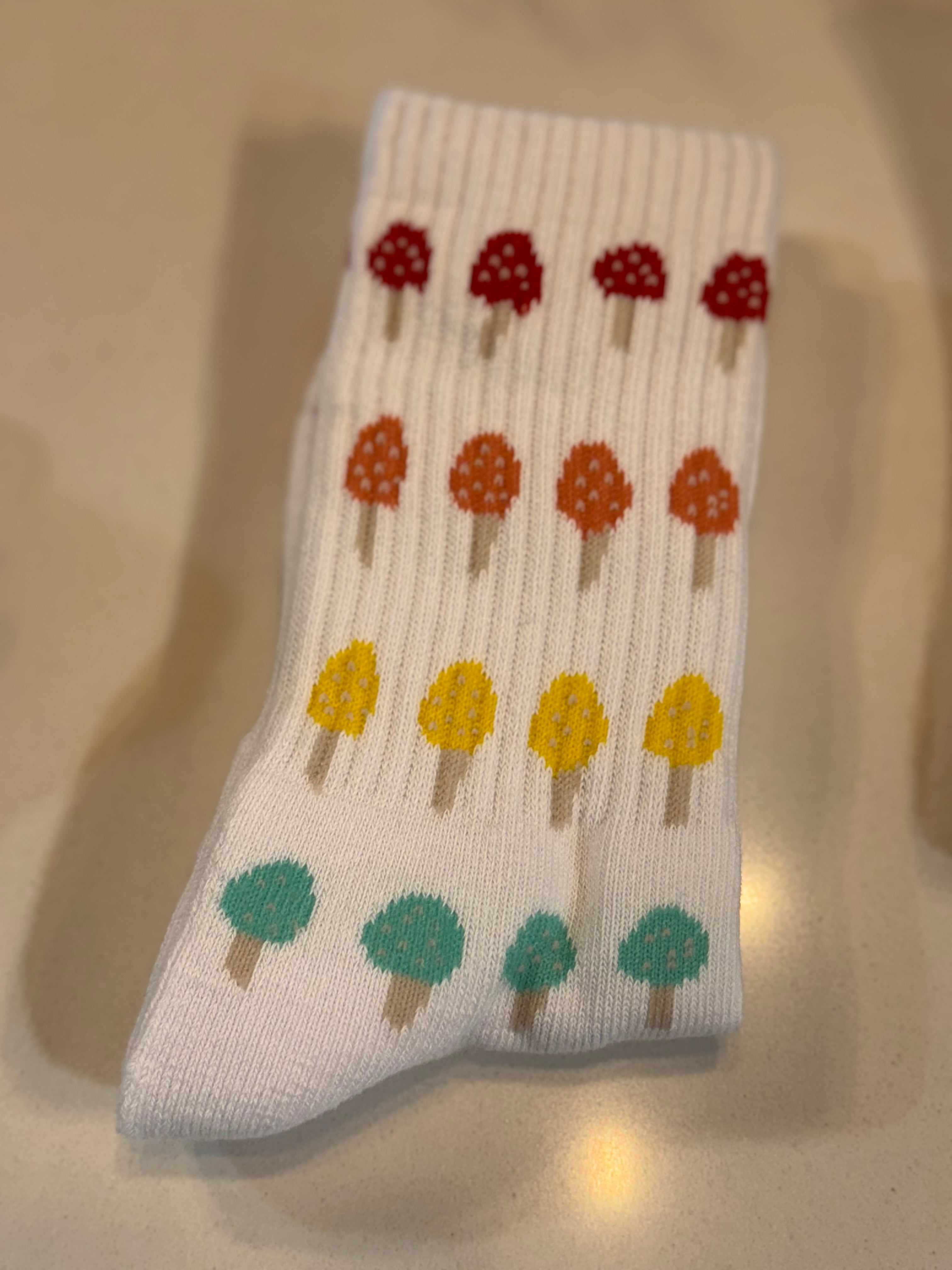 Magic Mushrooms Socks