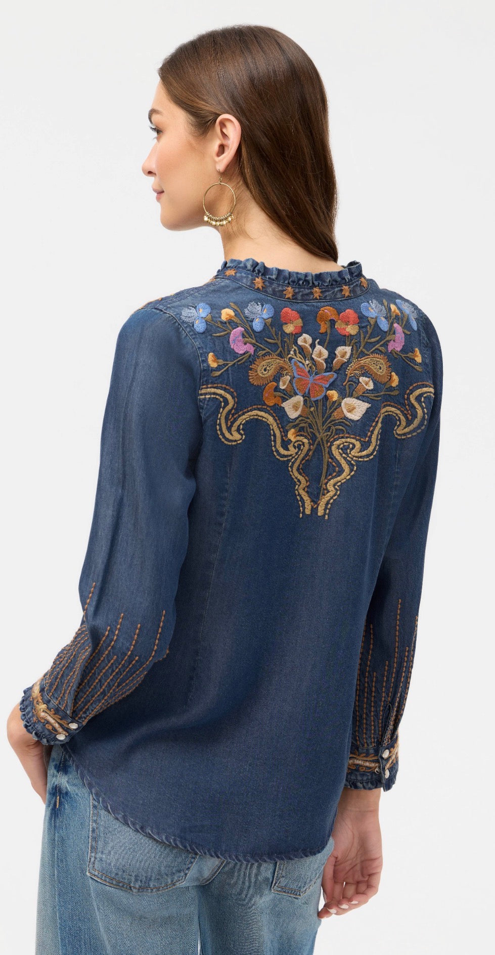 Durago Ruffle Neck Shirt