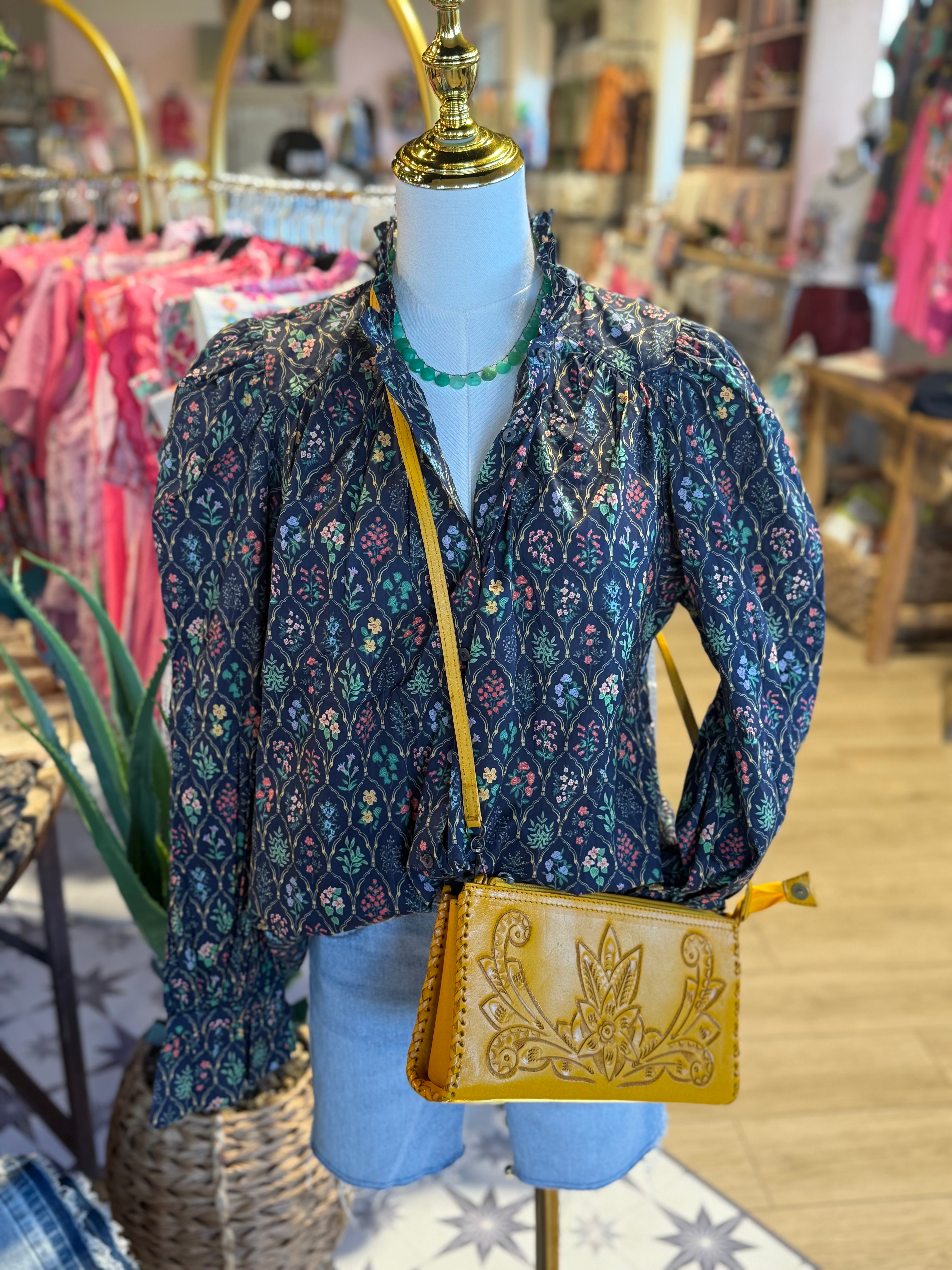 Midnight Marigold Top