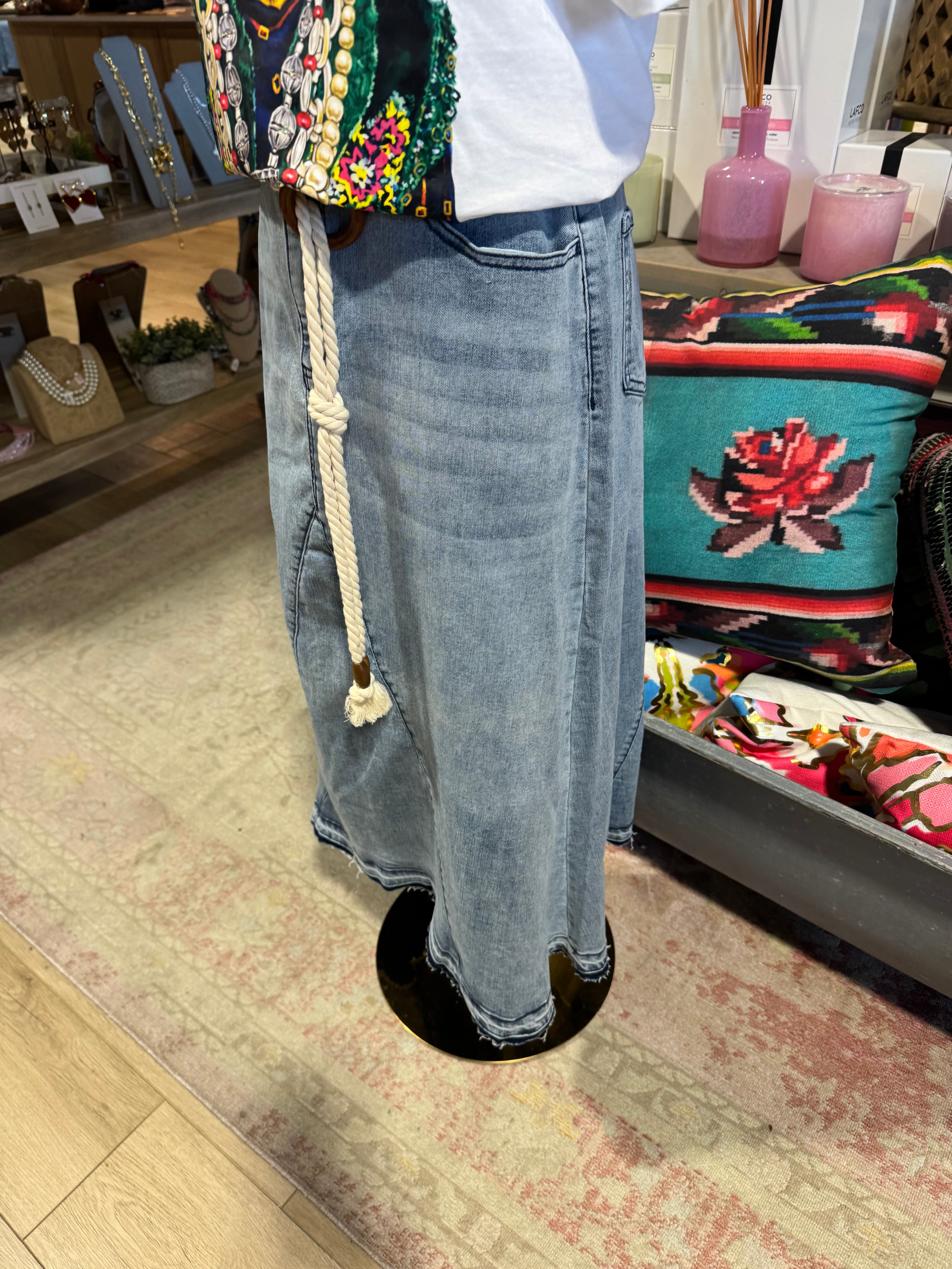 Demi Denim Skirt