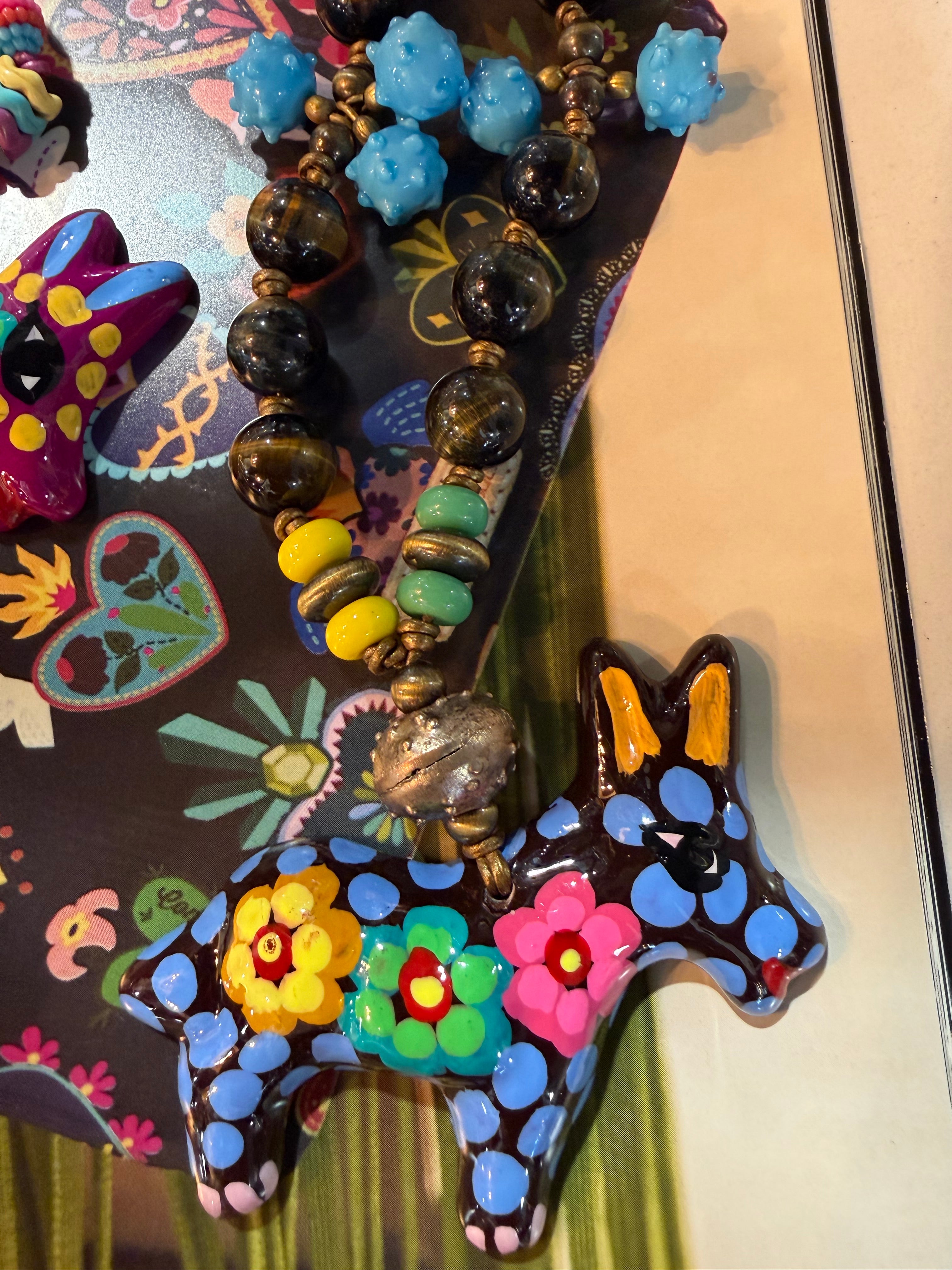 Painted Donkey Necklace
