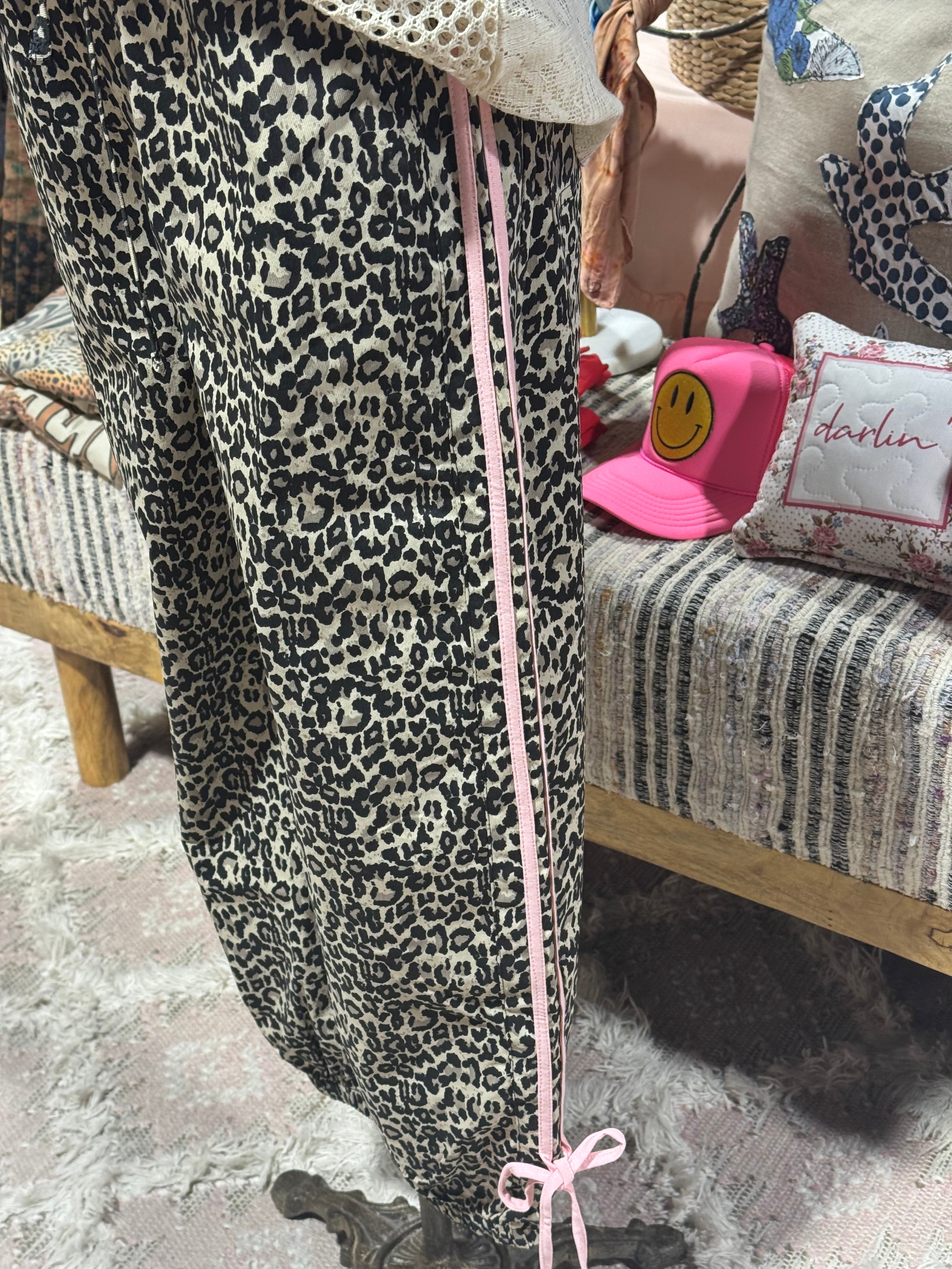 Lena Leopard Pants￼