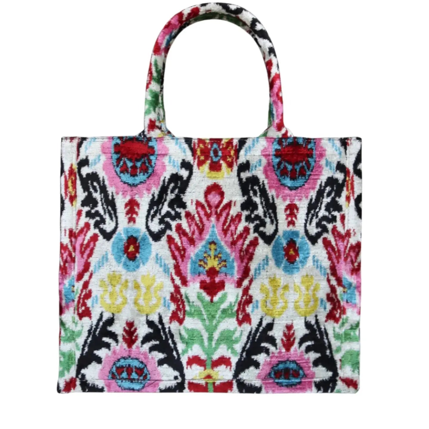 Priscilla Ikat Silk Tote