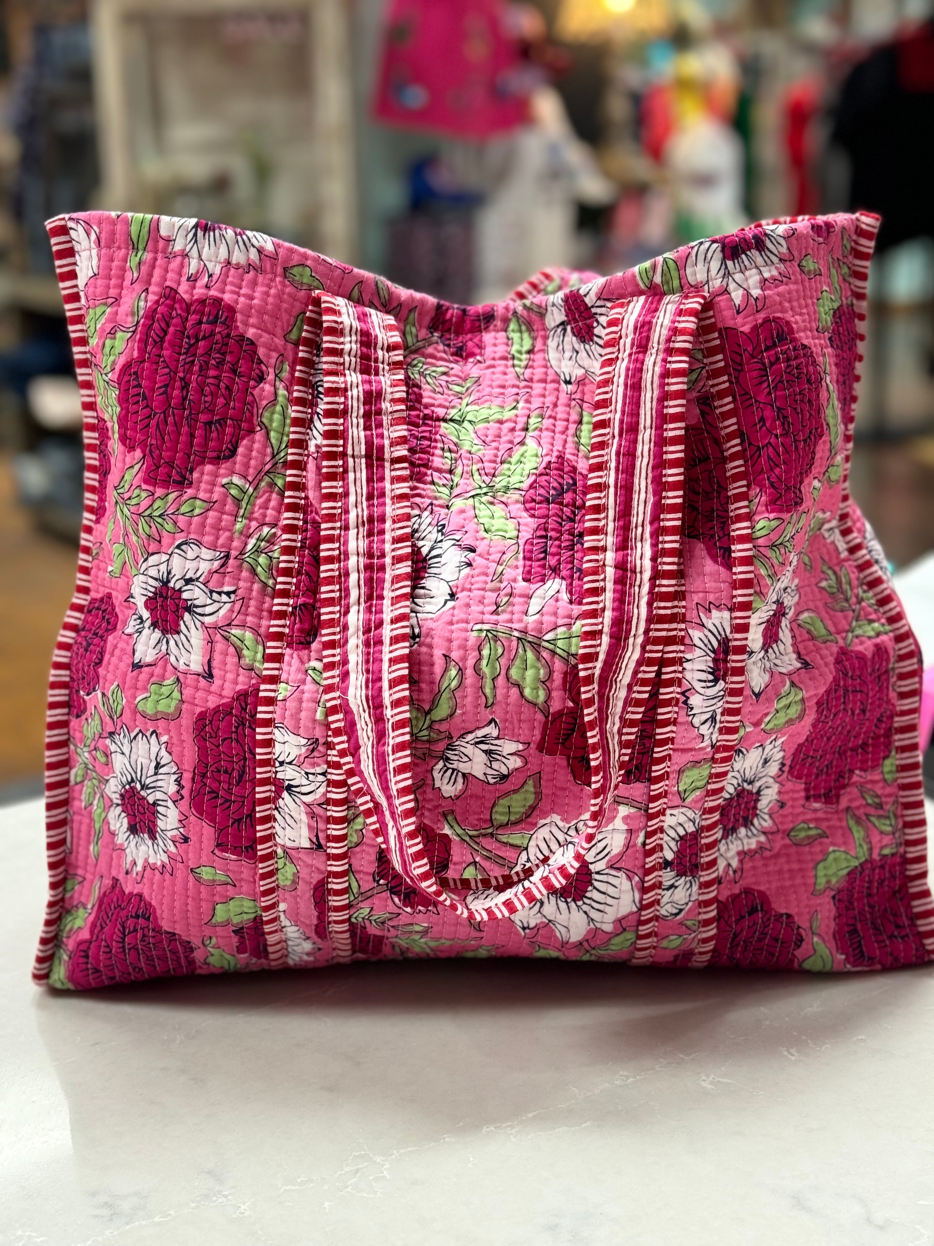 Carnation Quilted Bag