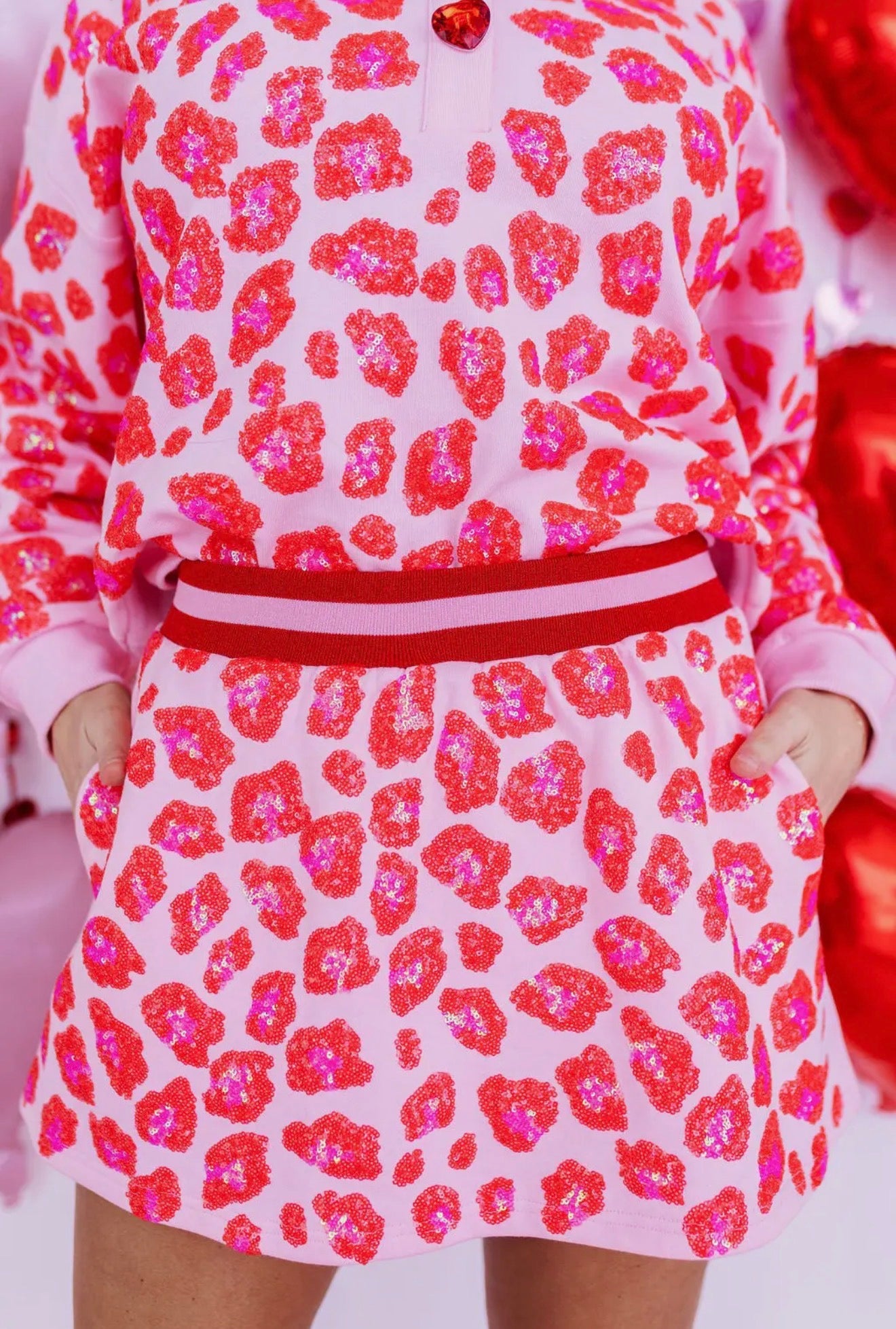 Lovely Leopard Sparkle Skirt