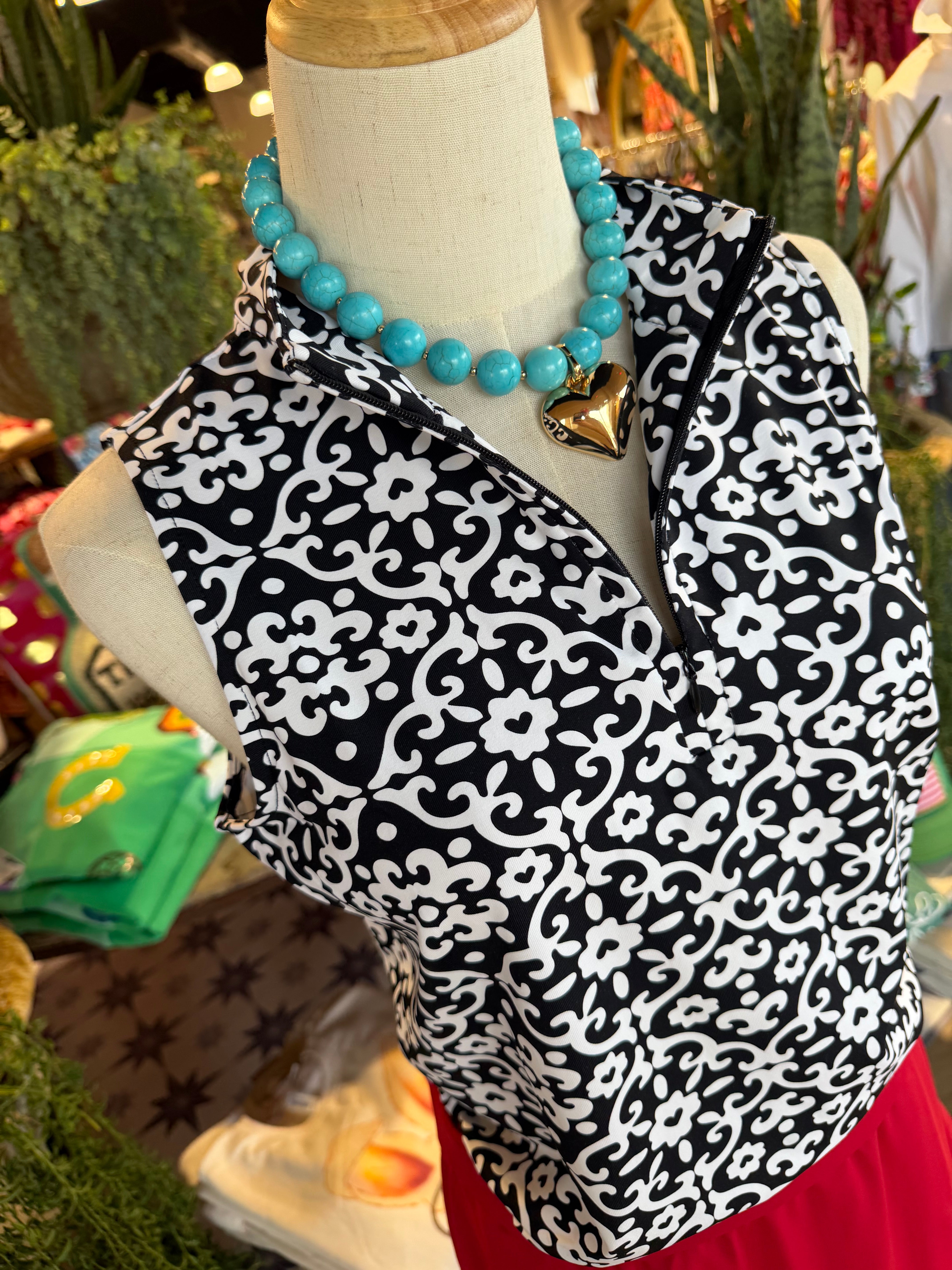 Callie Zip Up Top
