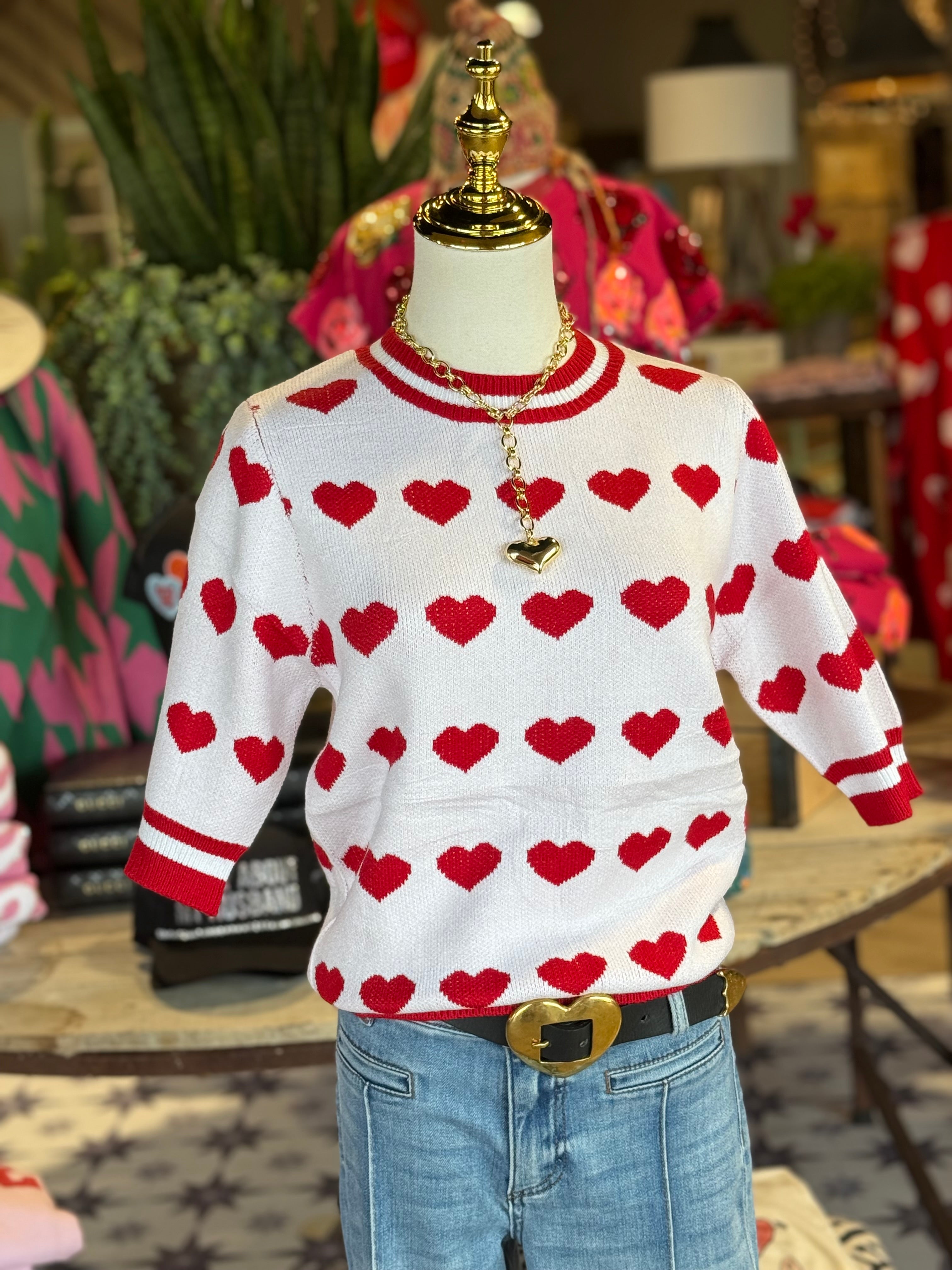 Hearts Galore Sweater