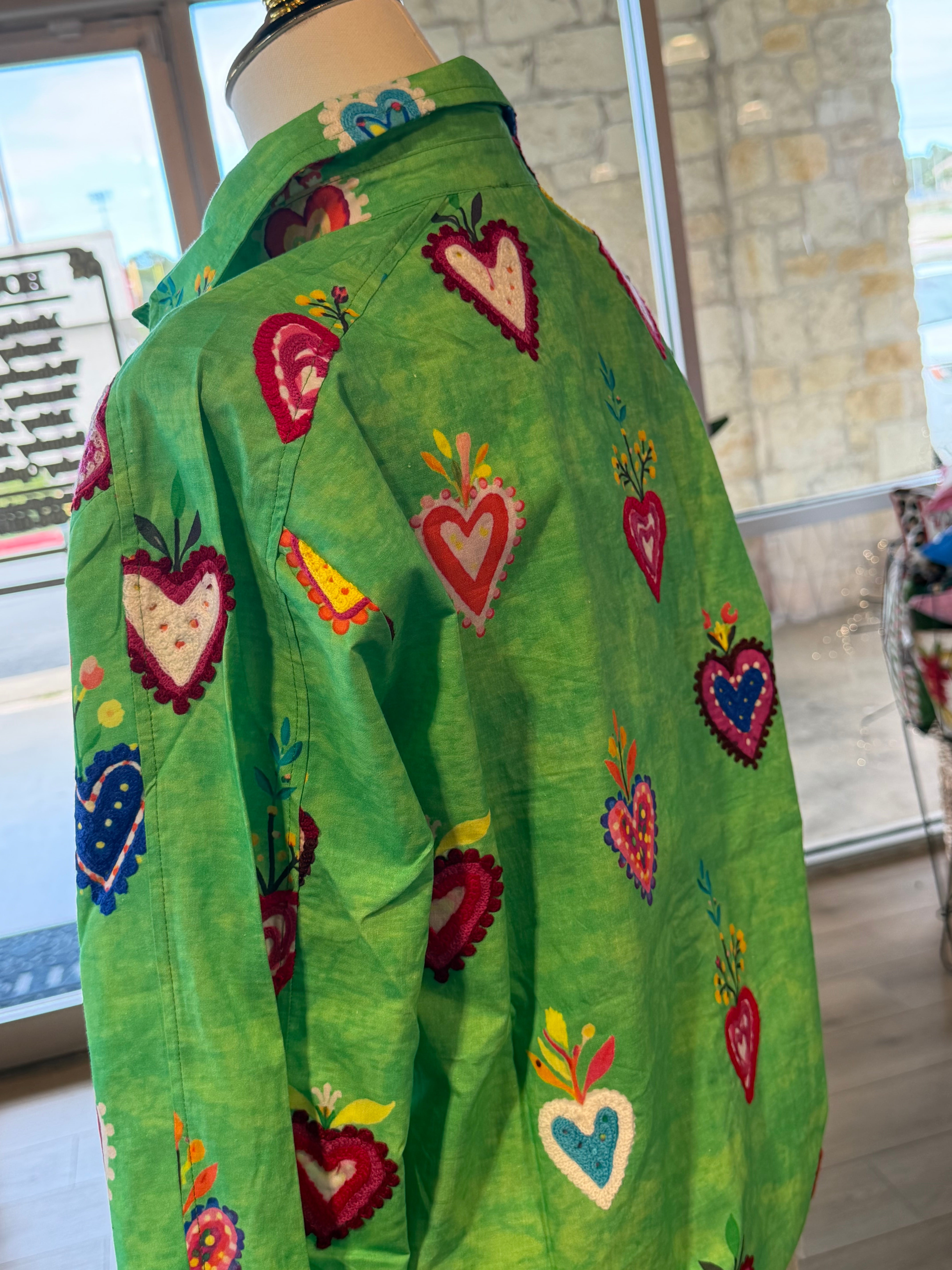 Corazon Button Up