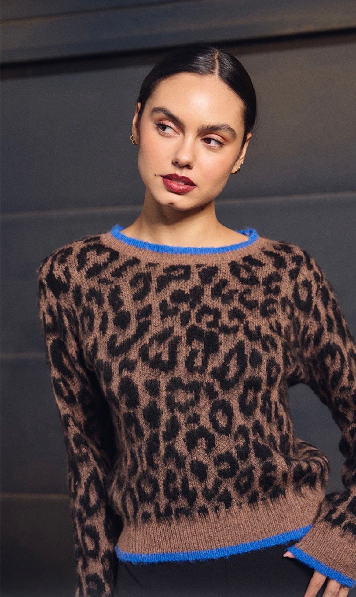 Riley Leopard Sweater