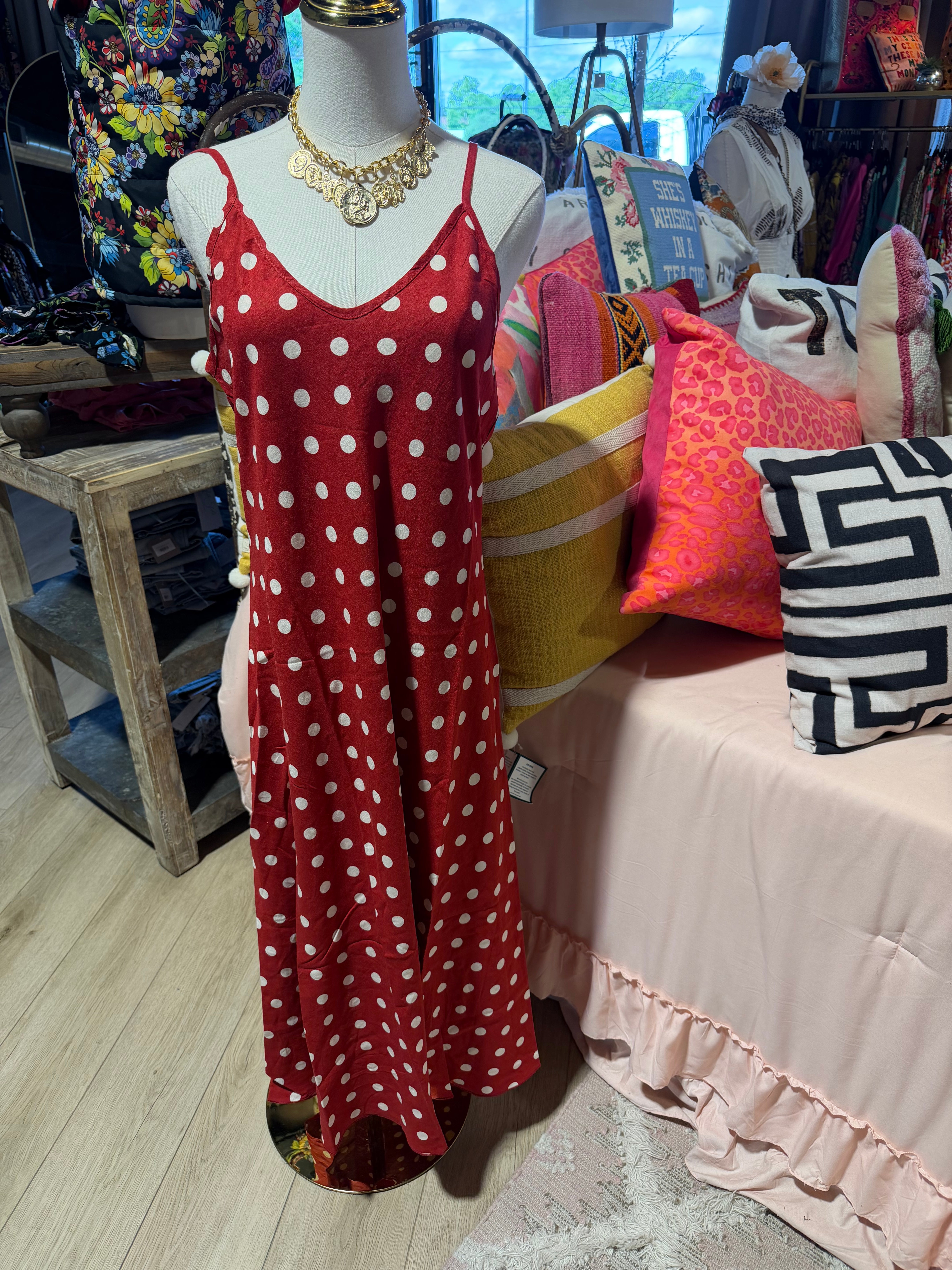 Doris  Polka Dot Dress