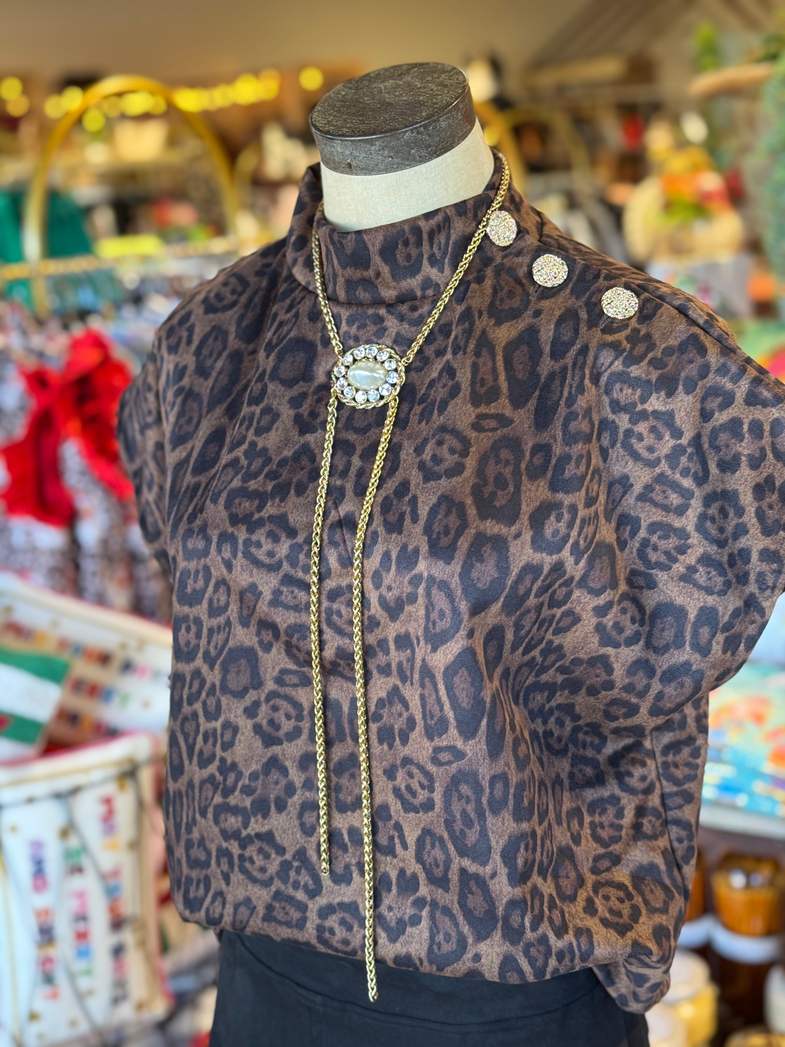 Catherine Cheetah Top