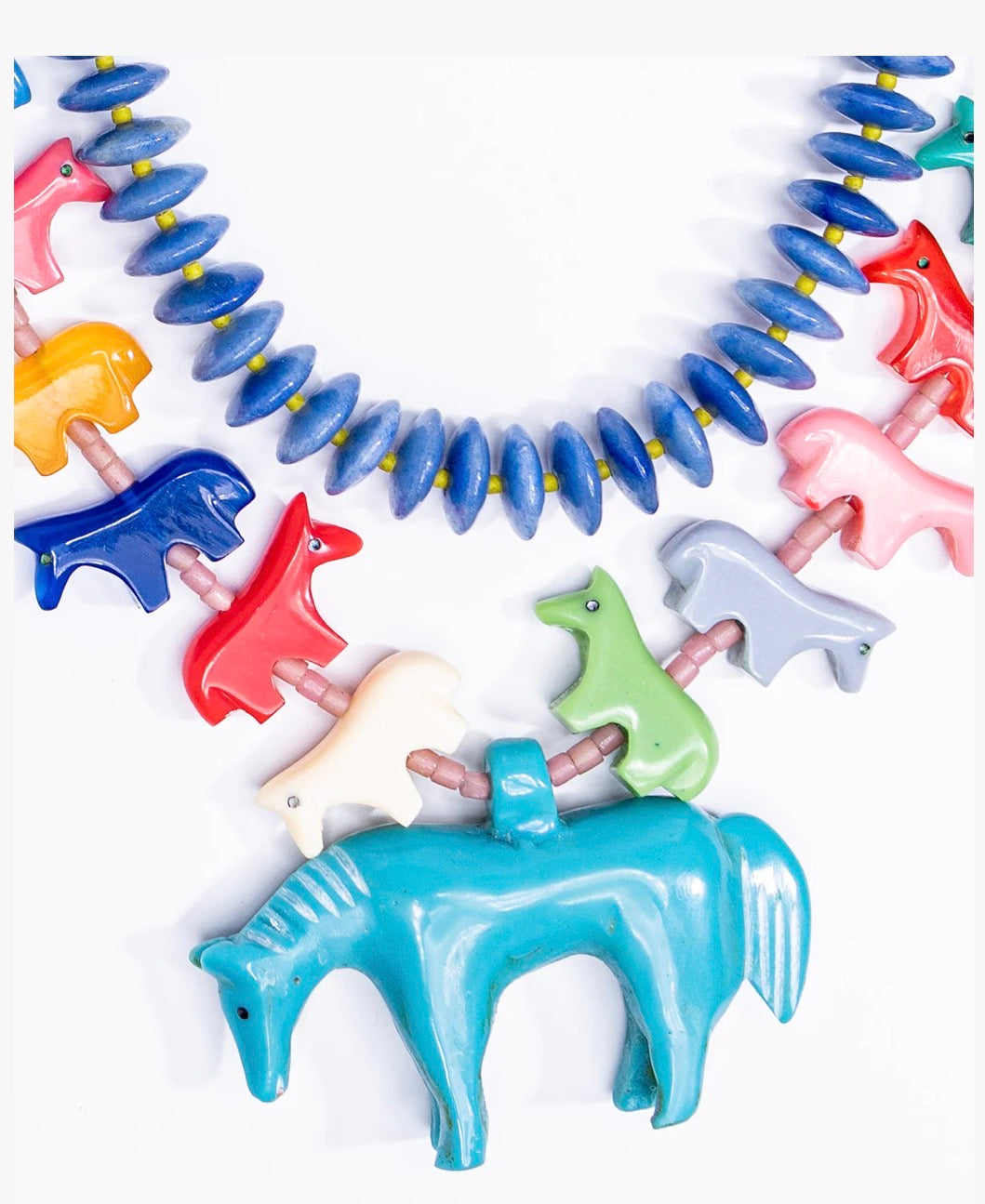 Fetish Horse Necklace