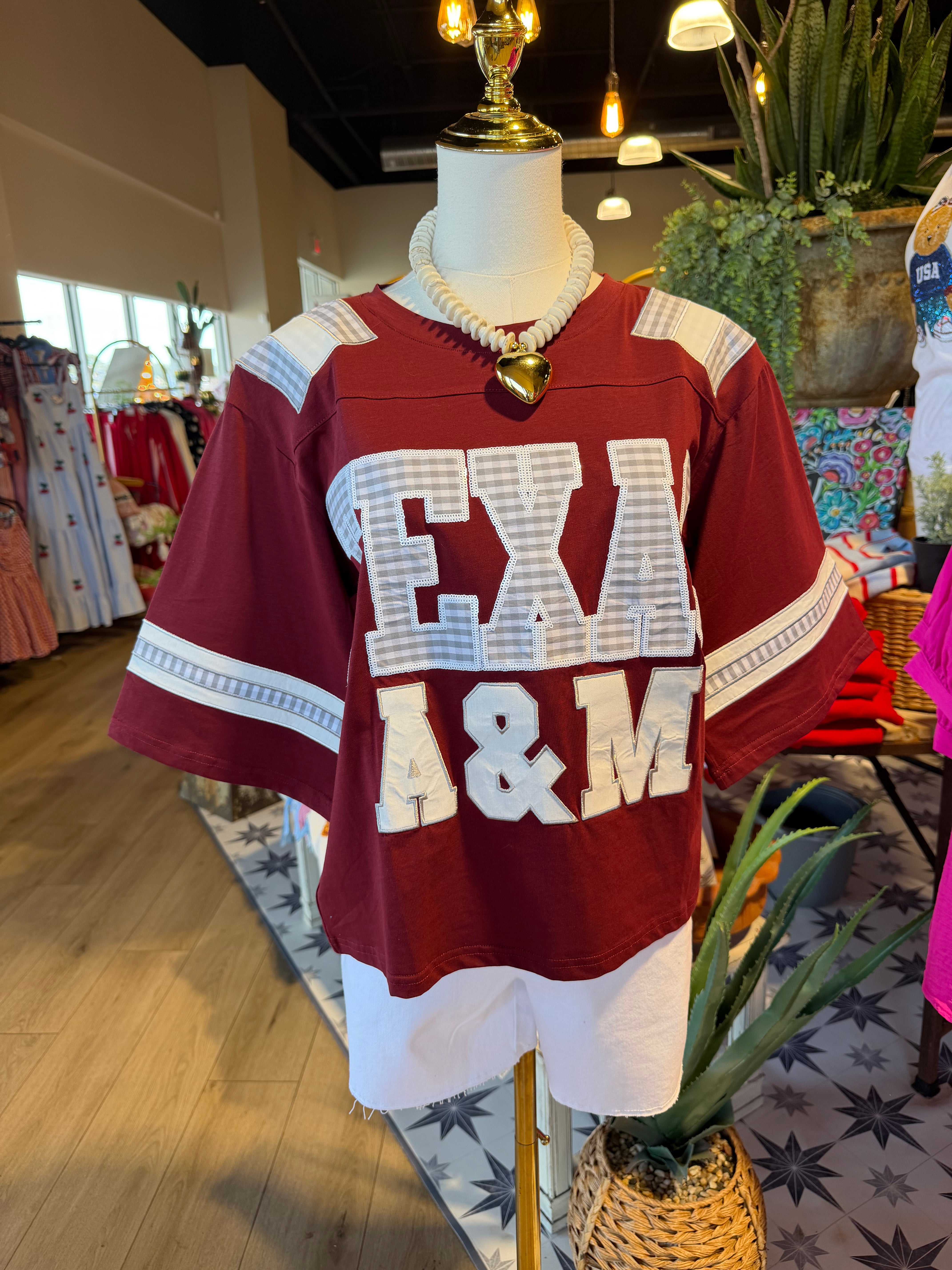 Gingham College Jersey- Assorted